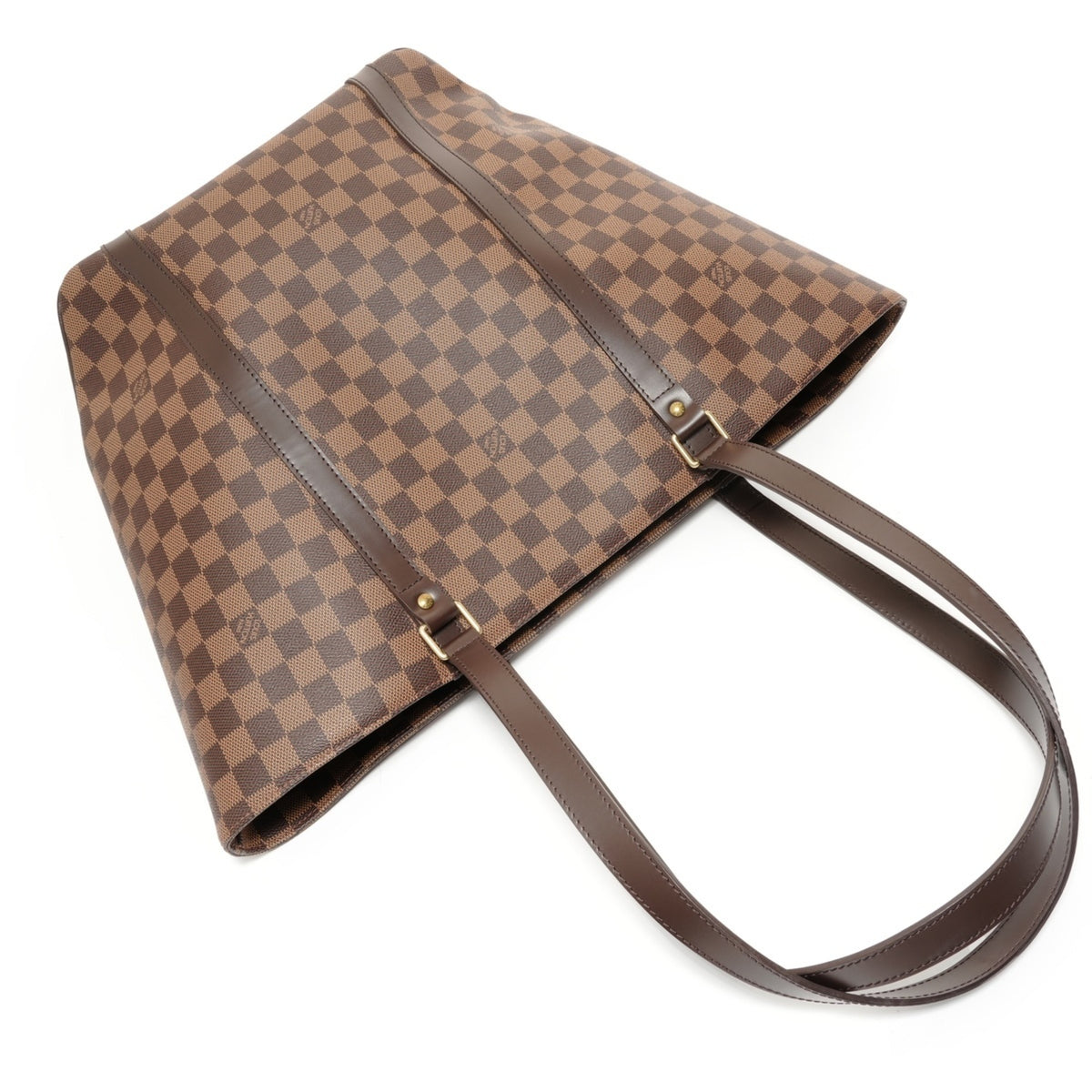 Louis Vuitton Damier Brown Damier Canvas Tote Bag (Pre-Owned)