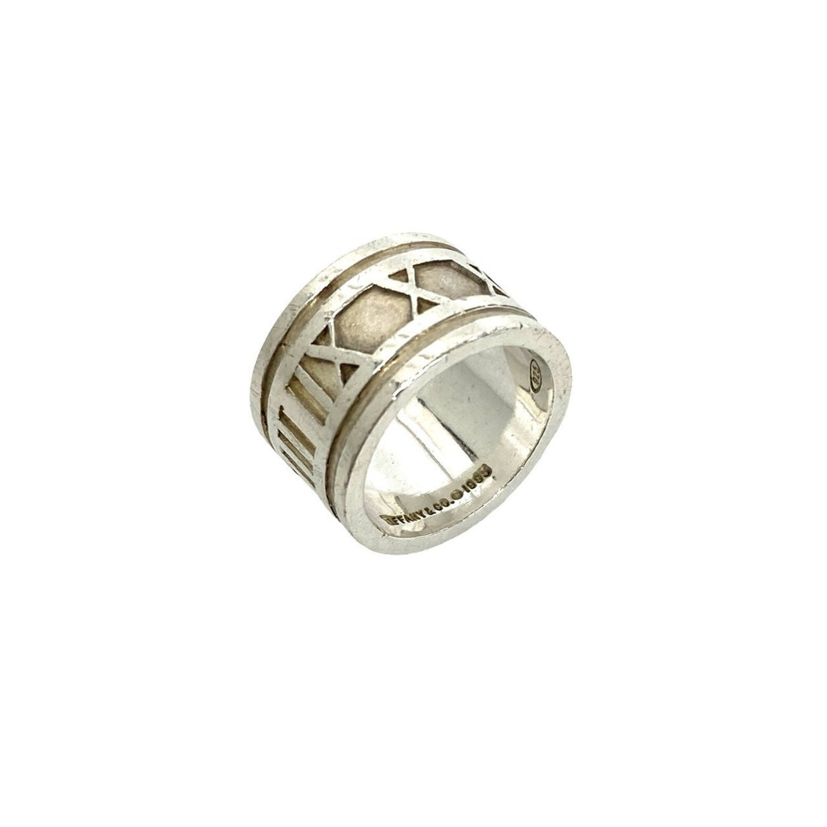 Tiffany Silver Silver 925 Band Ring (Pre-Owned)