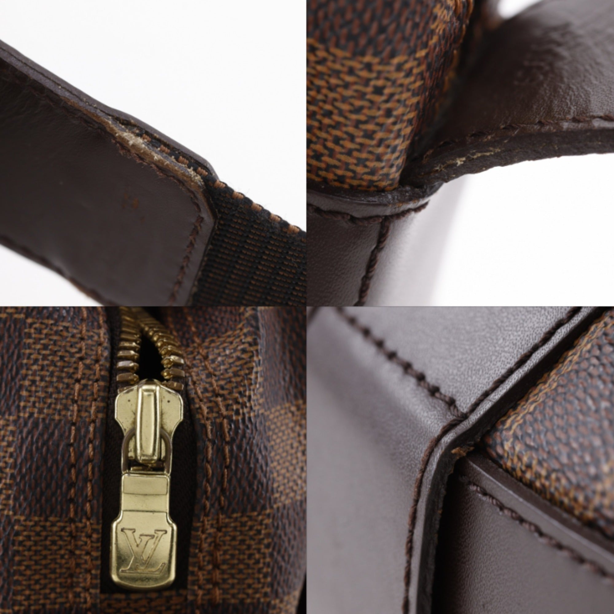 Louis Vuitton Brown Damier Canvas Shoulder Bag (Pre-Owned)