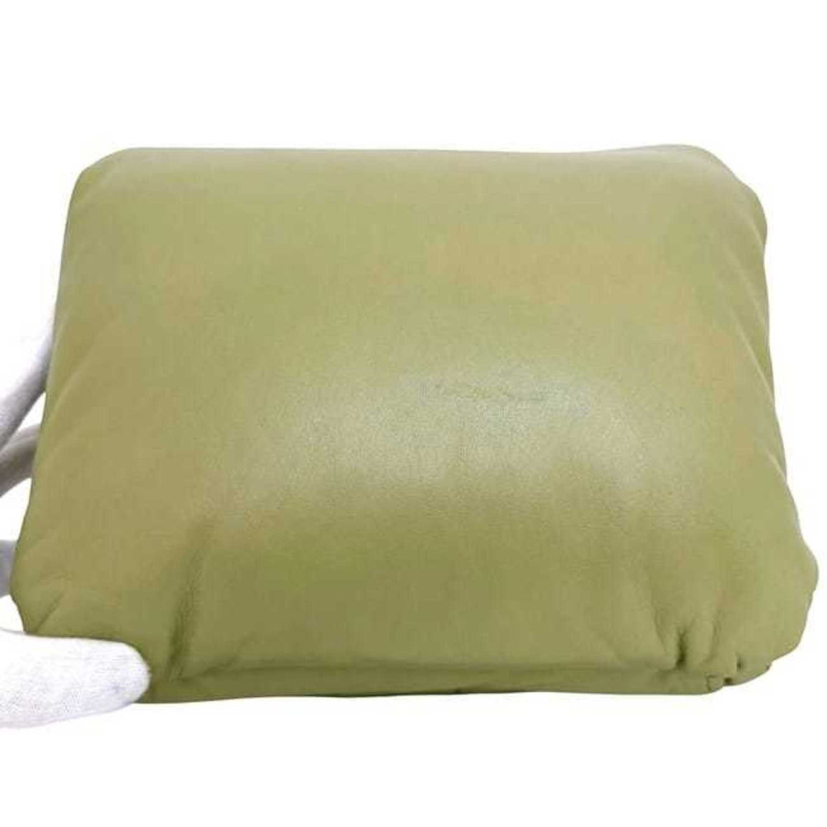 Loewe Green Khaki Leather Shoulder Bag (Pre-Owned)