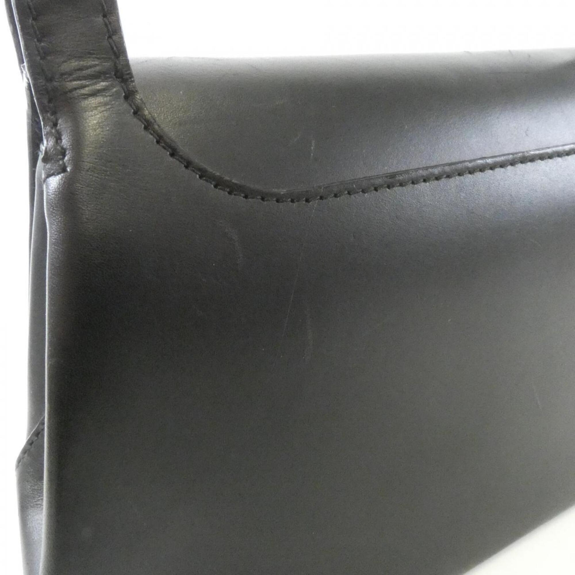 Gucci Black Leather Handbag (Pre-Owned)