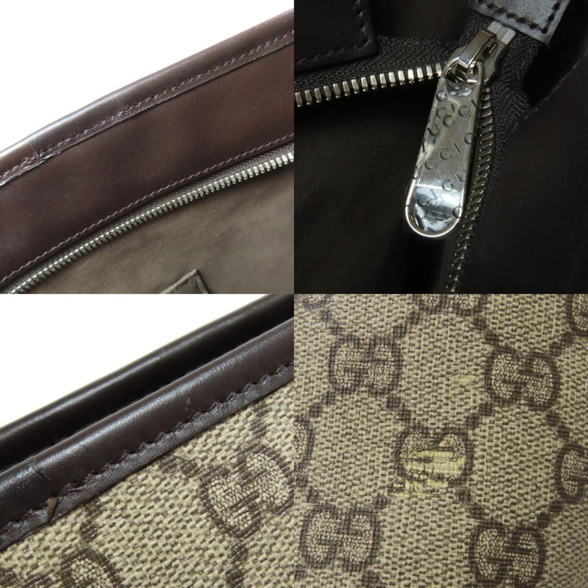 Gucci Brown Pvc Tote Bag (Pre-Owned)
