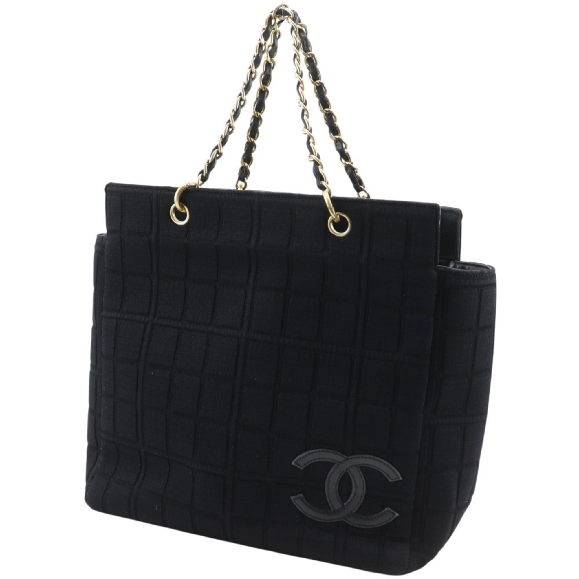 Chanel Black Jersey Tote Bag (Pre-Owned)