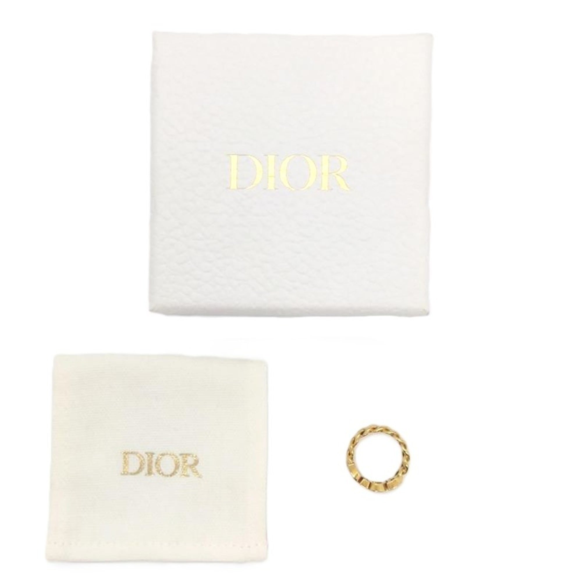 Christian Dior Metal Band Ring (Pre-Owned)