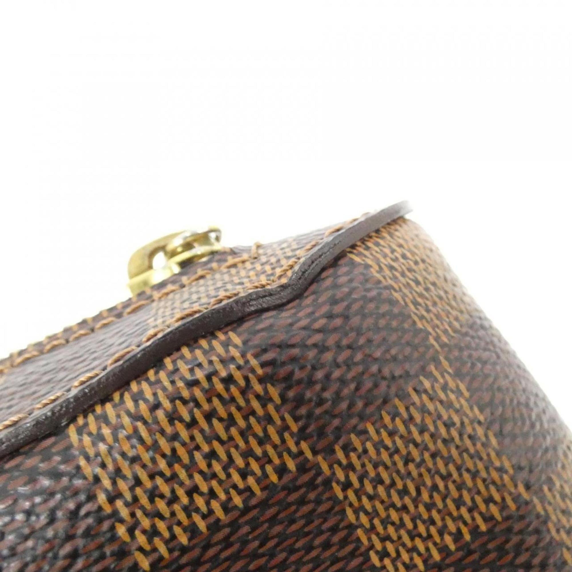 Louis Vuitton Brown Coated Canvas Shoulder Bag (Pre-Owned)