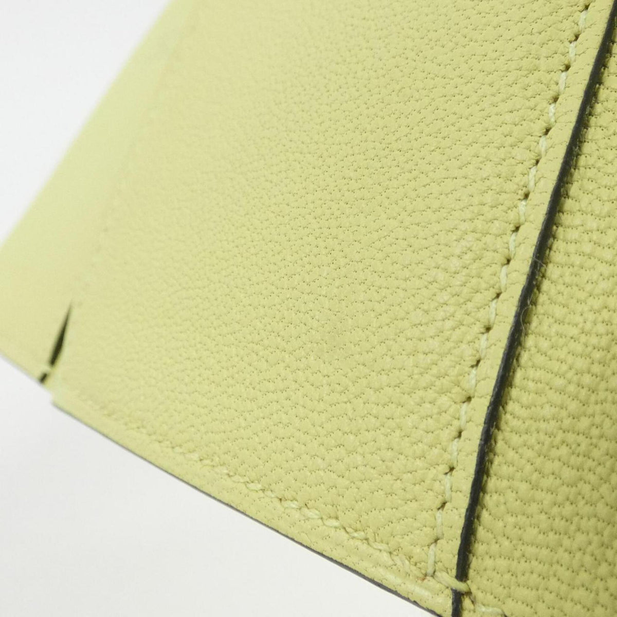 Hermes Jaune Chevre Leather Wallet (Bi-Fold) (Pre-Owned)