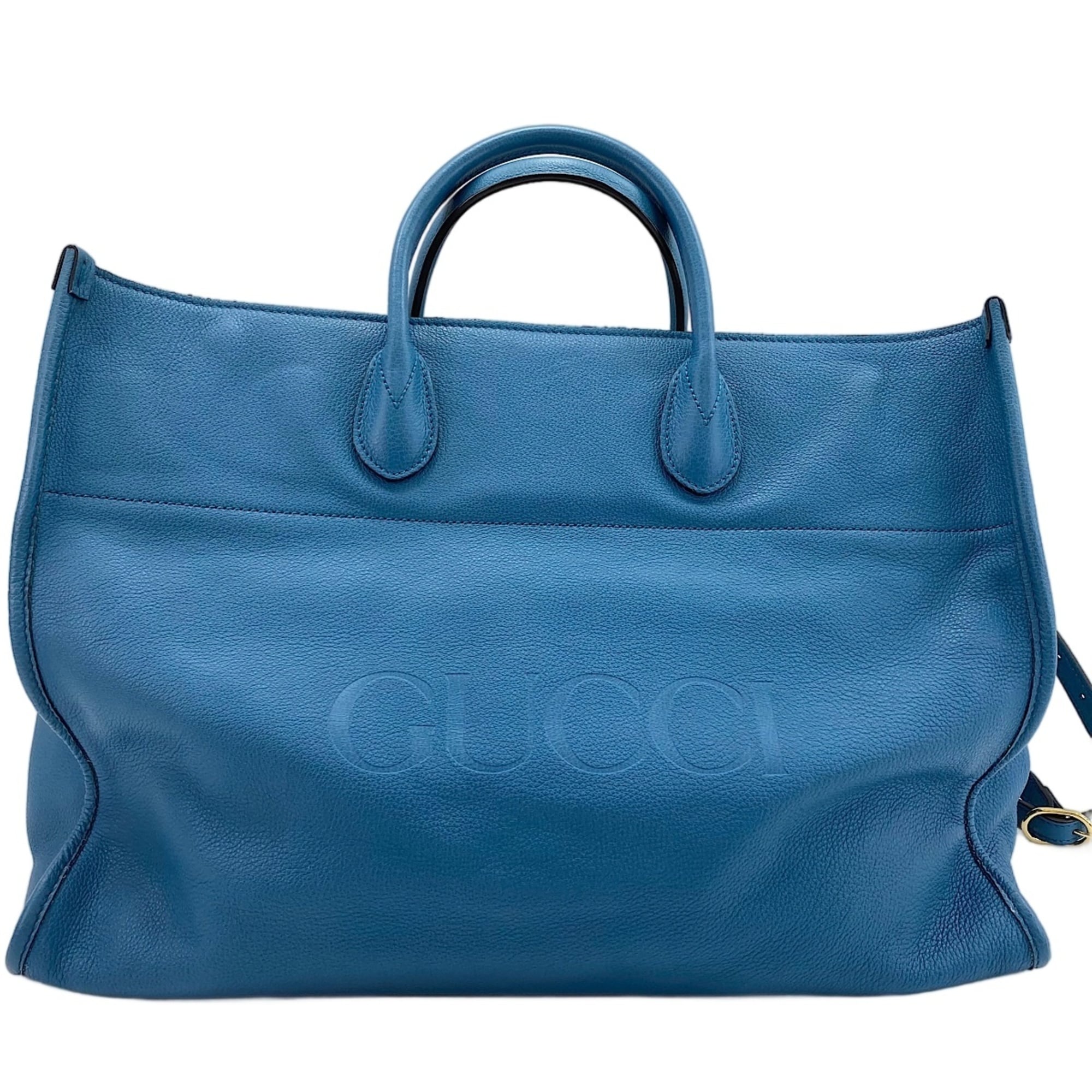 Gucci Blue Tote Bag (Pre-Owned)