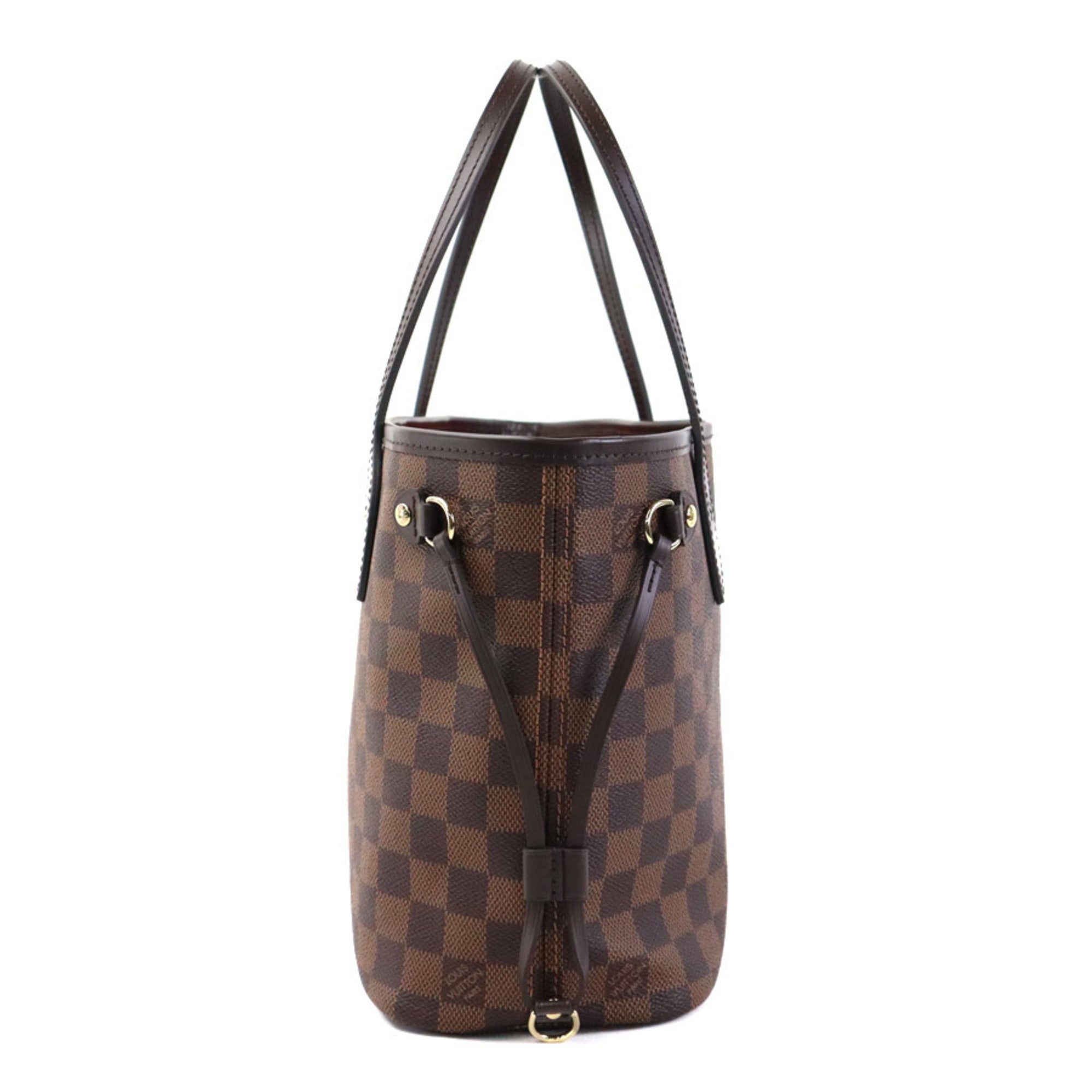 Louis Vuitton Ebene Damier Canvas Handbag Pouch Tote Bag (Pre-Owned)