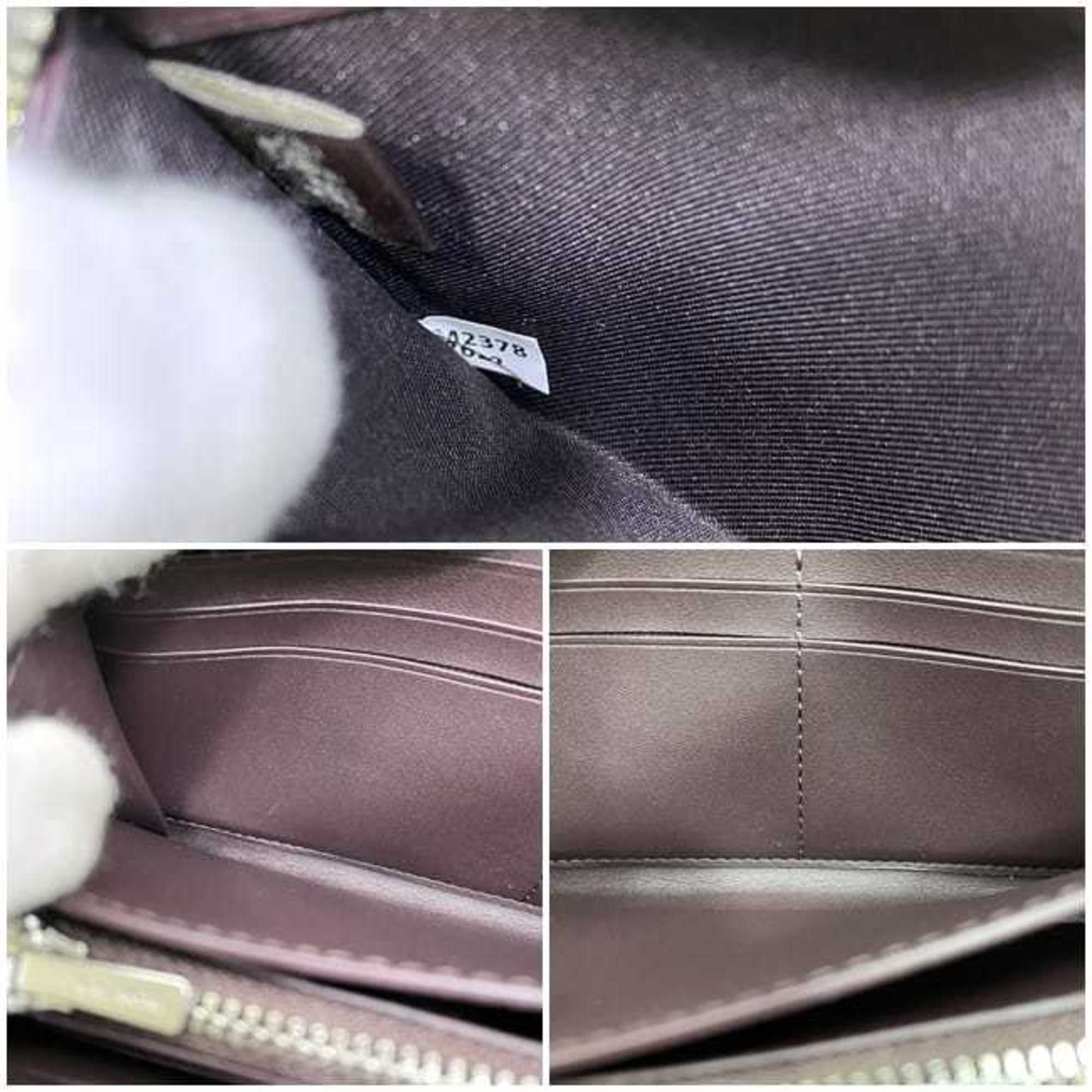 Coach Black Leather Long Wallet (Bi-Fold) (Pre-Owned)