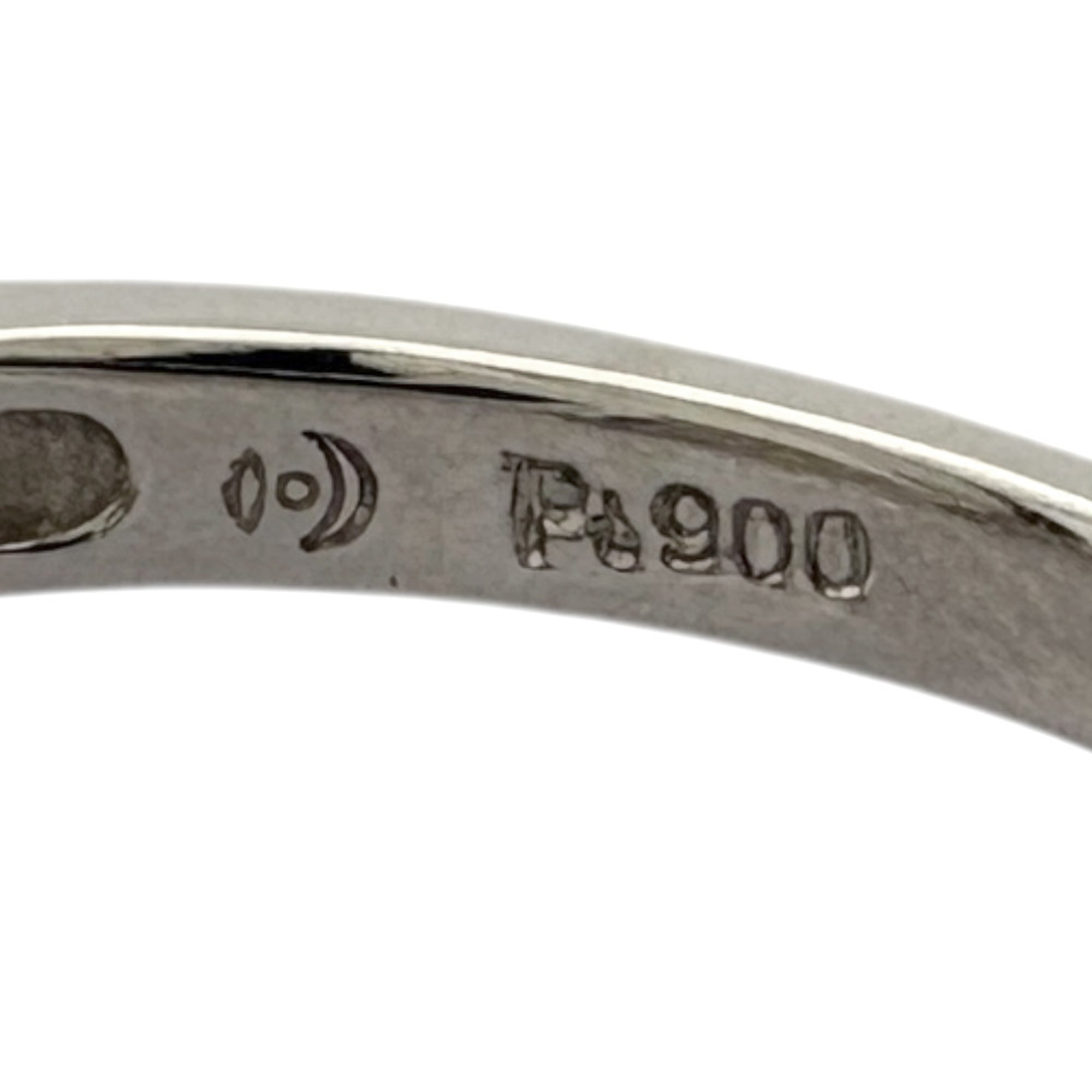 Unbranded Silver Platinum 900 Band Ring (Pre-Owned)