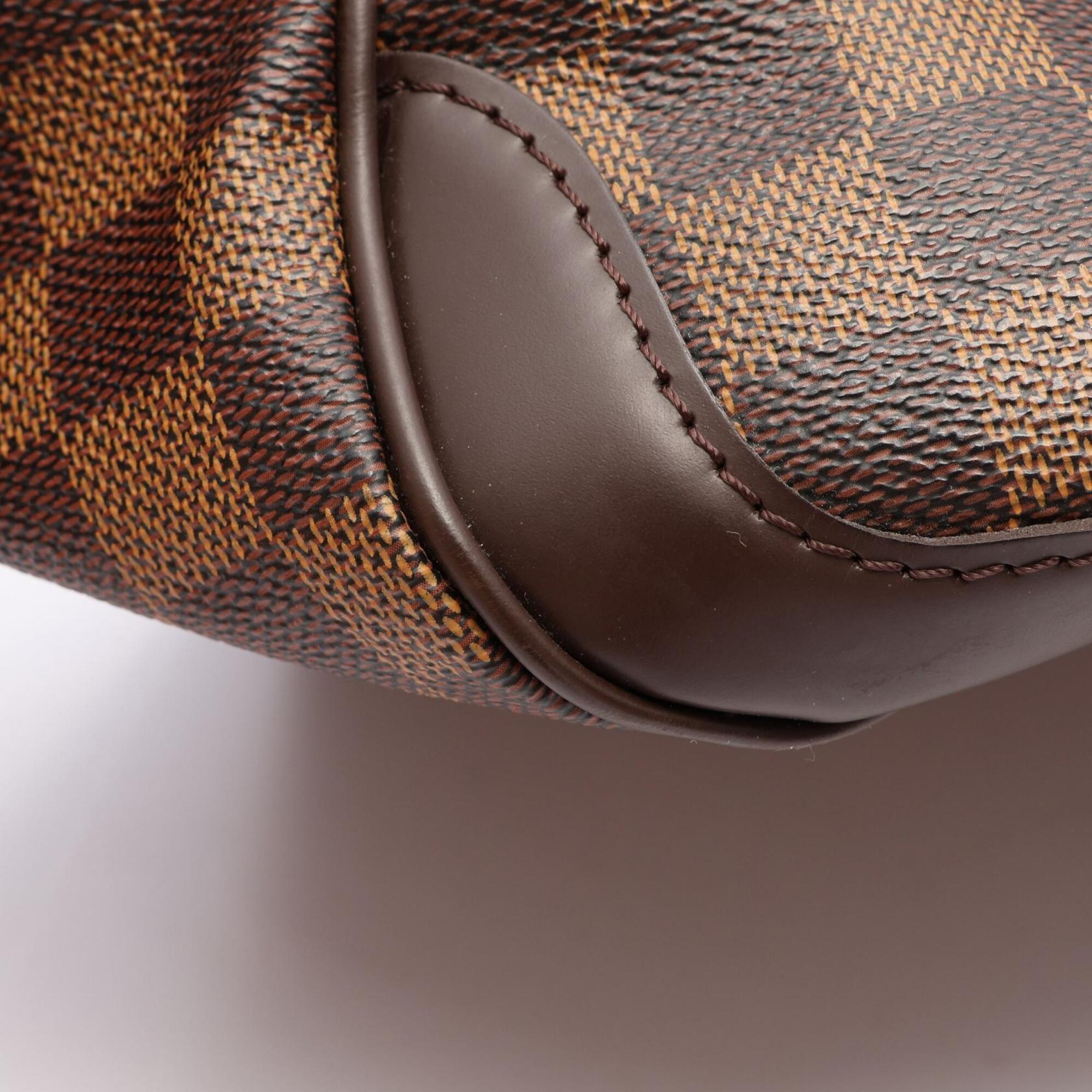 Louis Vuitton Brown Damier Canvas Coated Canvas Leather Damier Canvas Leather Handbag Shoulder Bag (Pre-Owned)