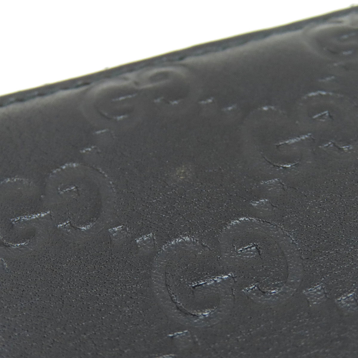 Gucci Black Leather Coin Purse/Coin Case (Pre-Owned)