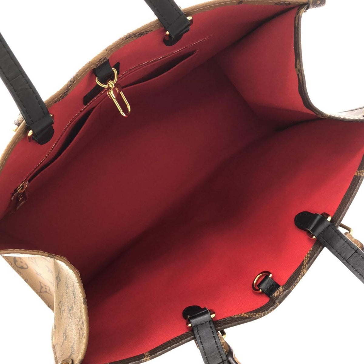 Louis Vuitton Marron Coated Canvas Handbag (Pre-Owned)