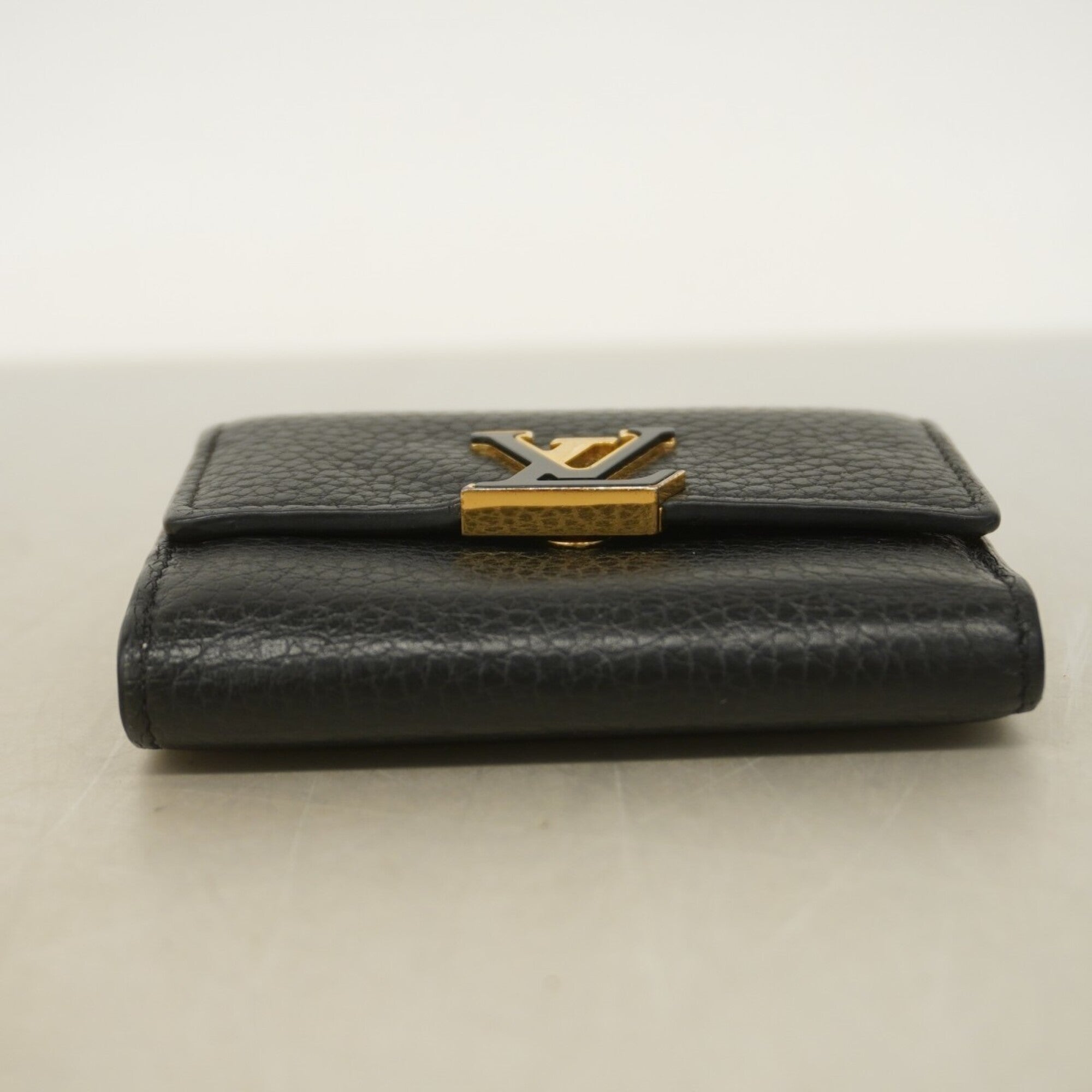 Louis Vuitton Noir Wallet (Tri-Fold) (Pre-Owned)
