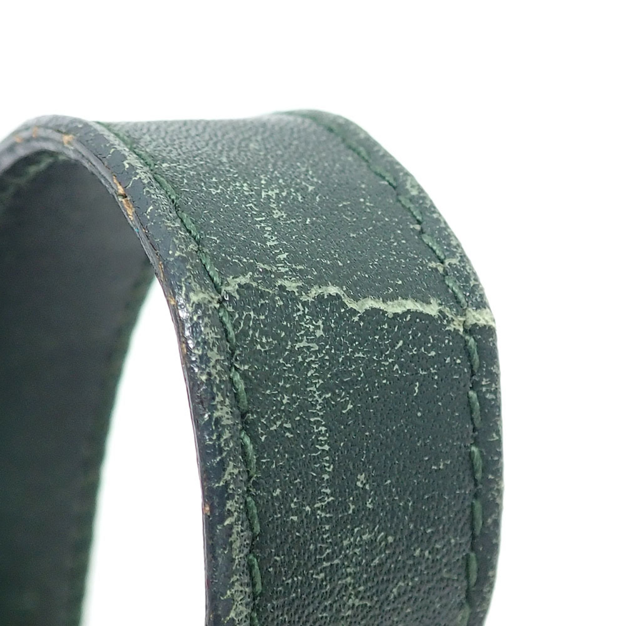 Gucci Green Leather Shoulder Bag (Pre-Owned)