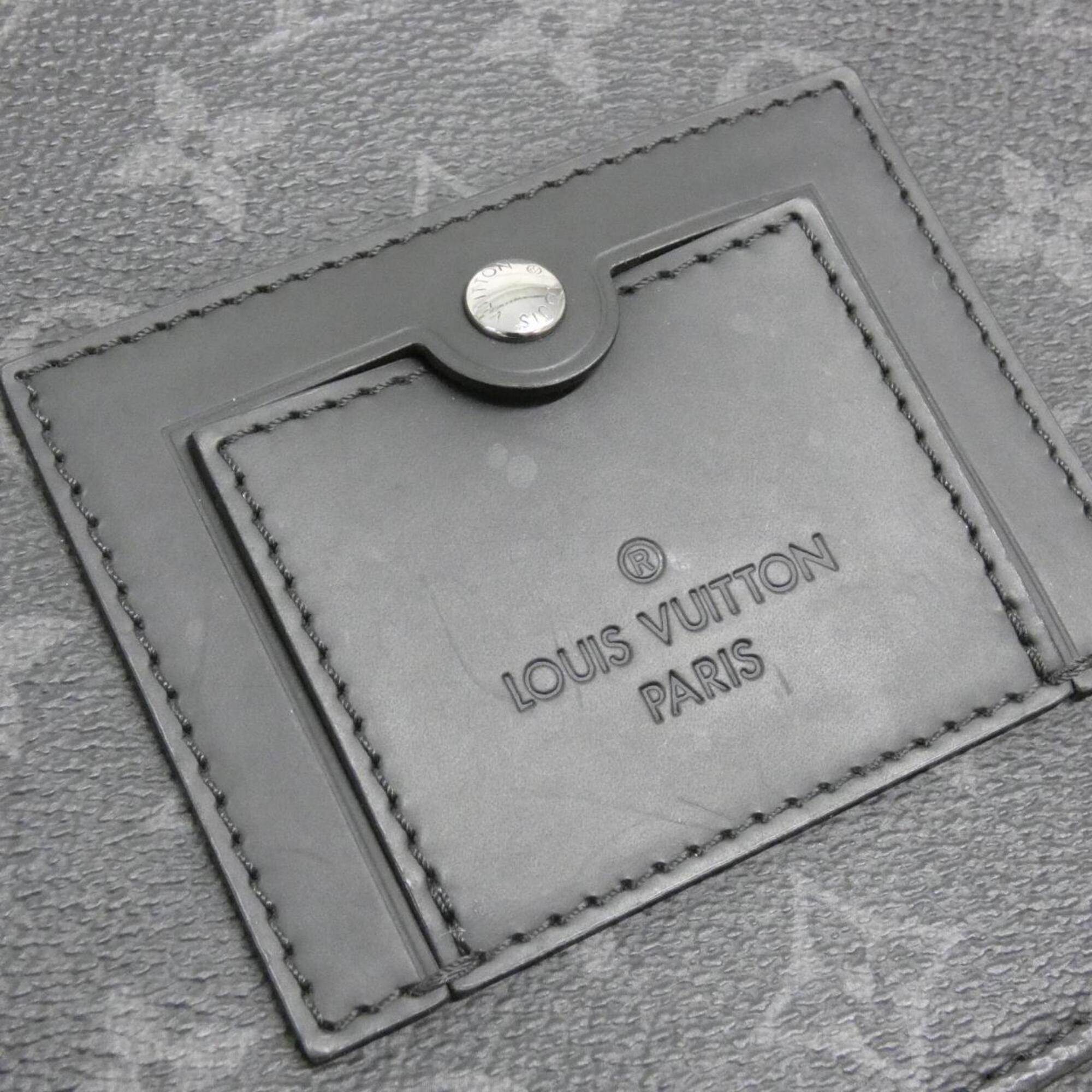 Louis Vuitton Black Coated Canvas Shoulder Bag (Pre-Owned)