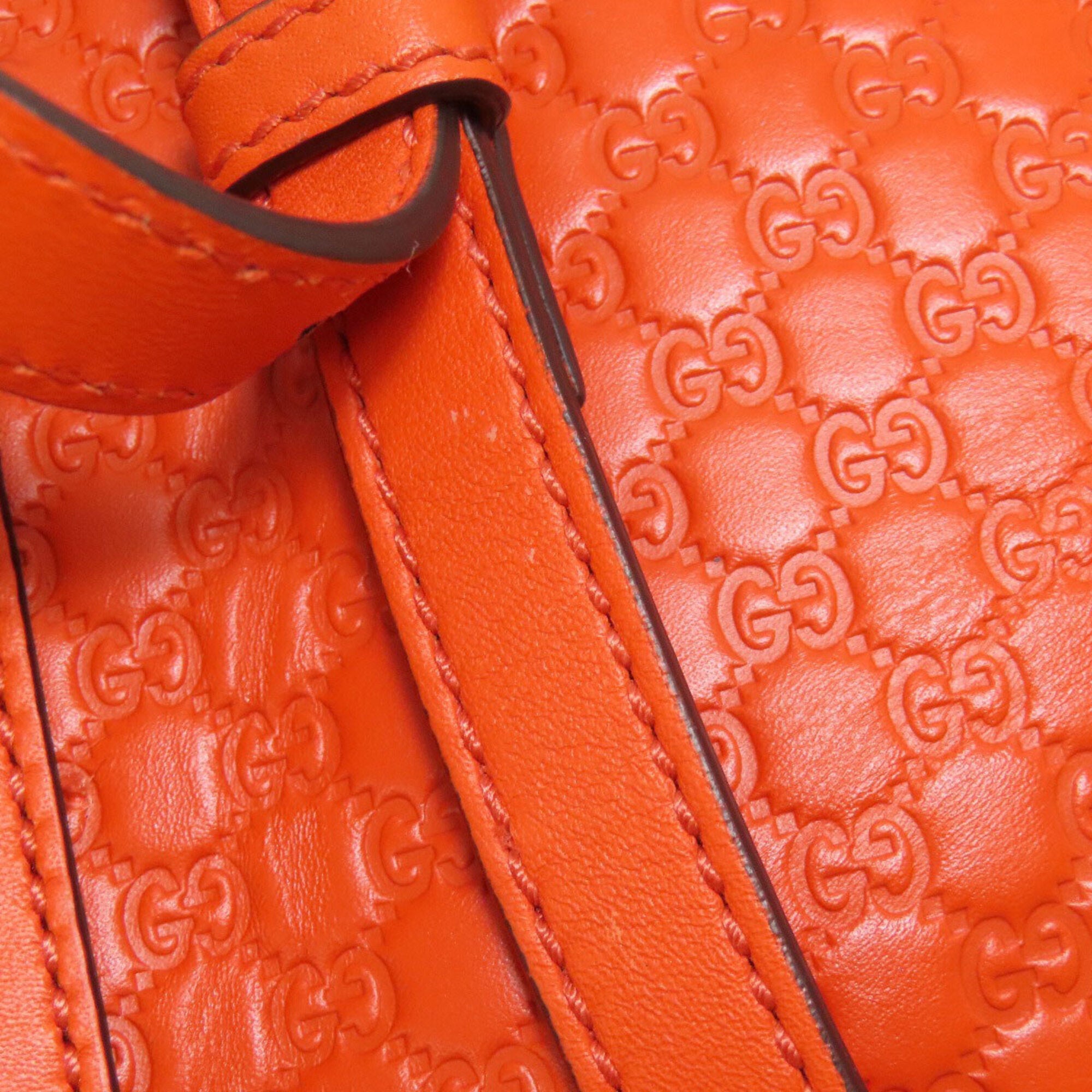 Gucci Orange Leather Handbag (Pre-Owned)
