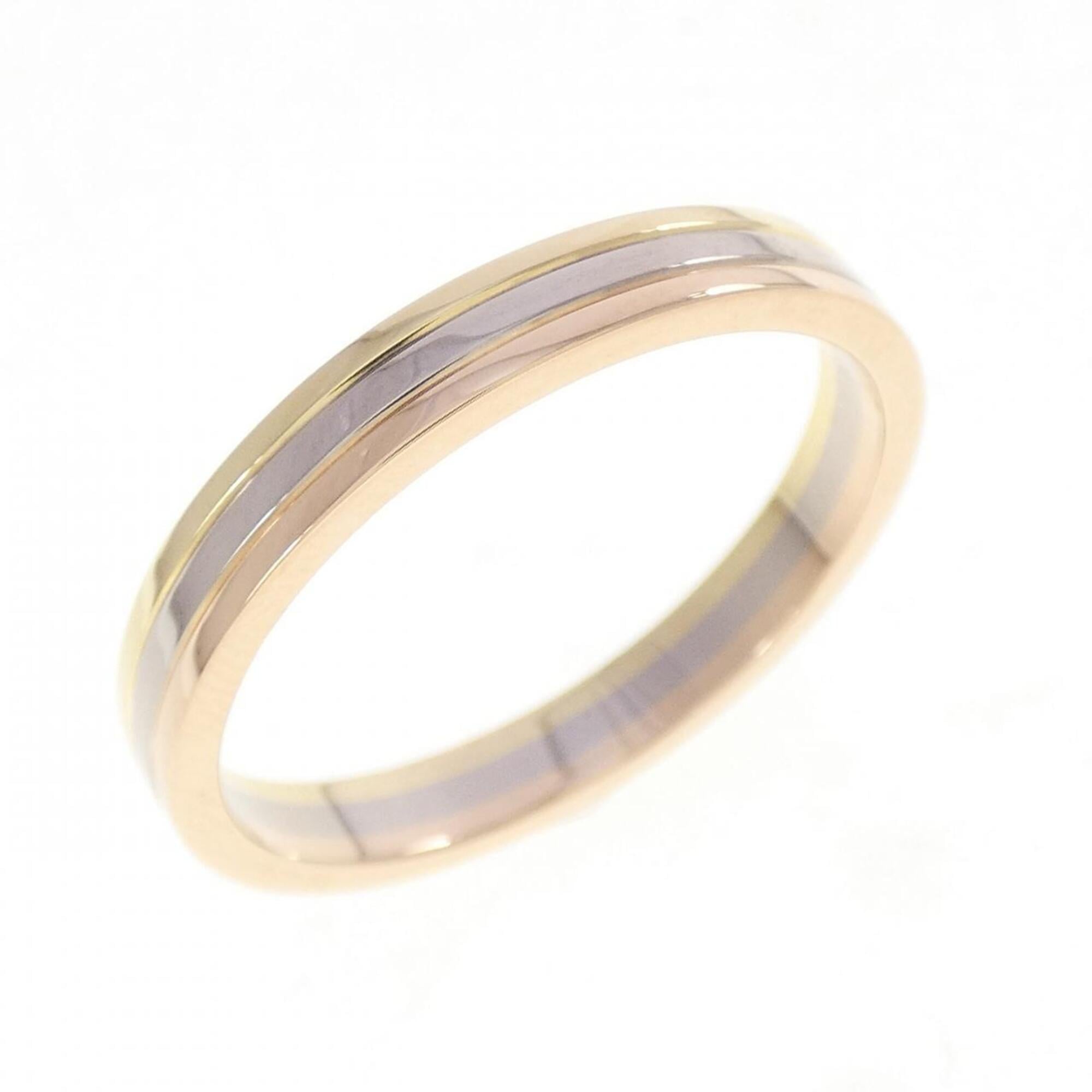 Cartier Pink Gold White Gold Yellow Gold Yellow Gold (18K) Pink Gold (18K) White Gold (18K) Band Ring (Pre-Owned)