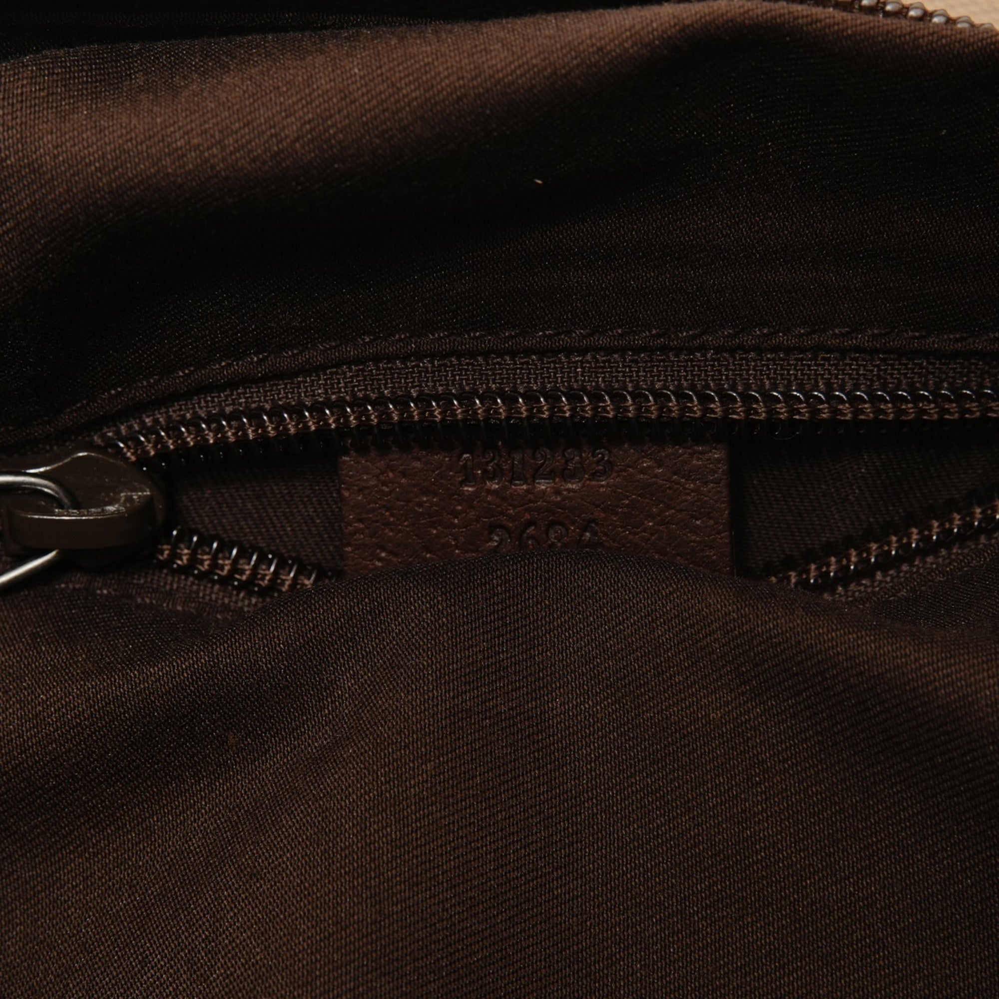 Gucci Gg Canvas Beige Gg Canvas Shoulder Bag (Pre-Owned)