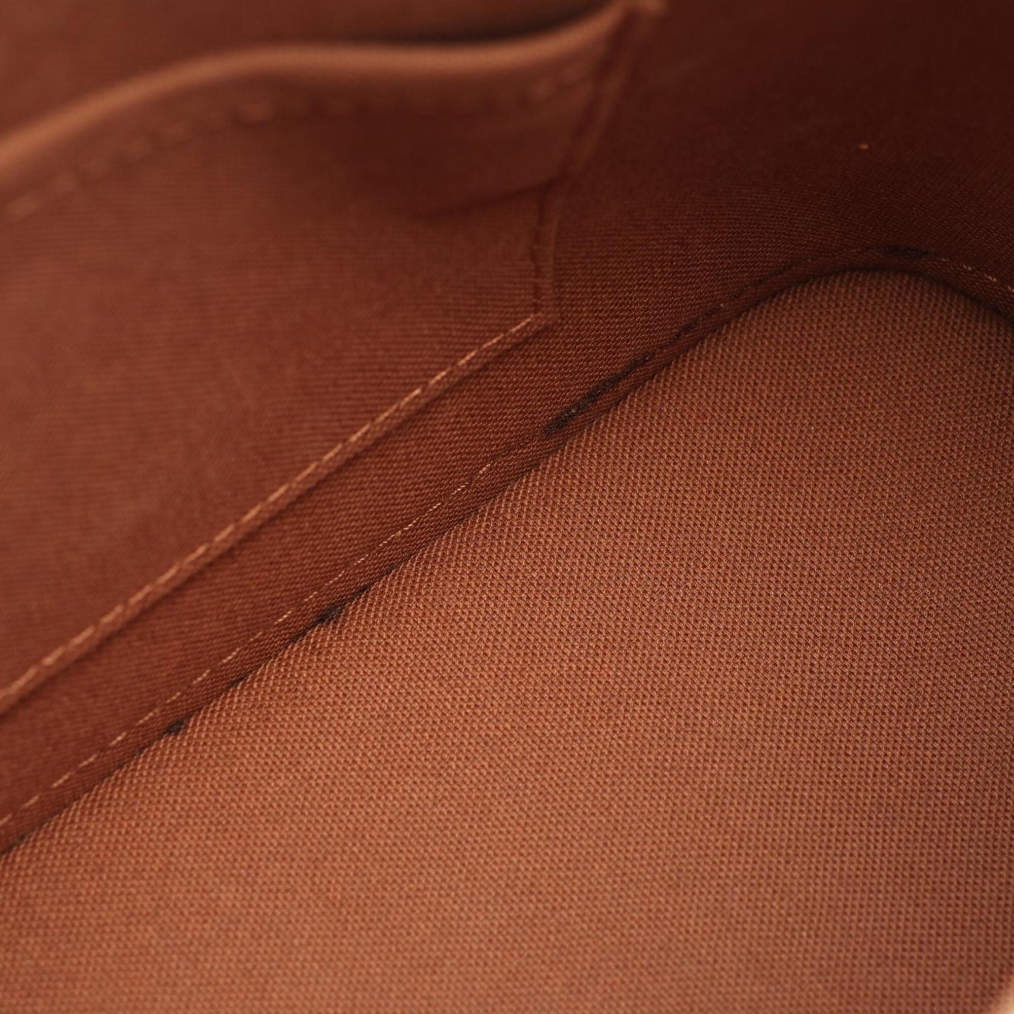 Louis Vuitton Brown Coated Canvas Leather Handbag (Pre-Owned)