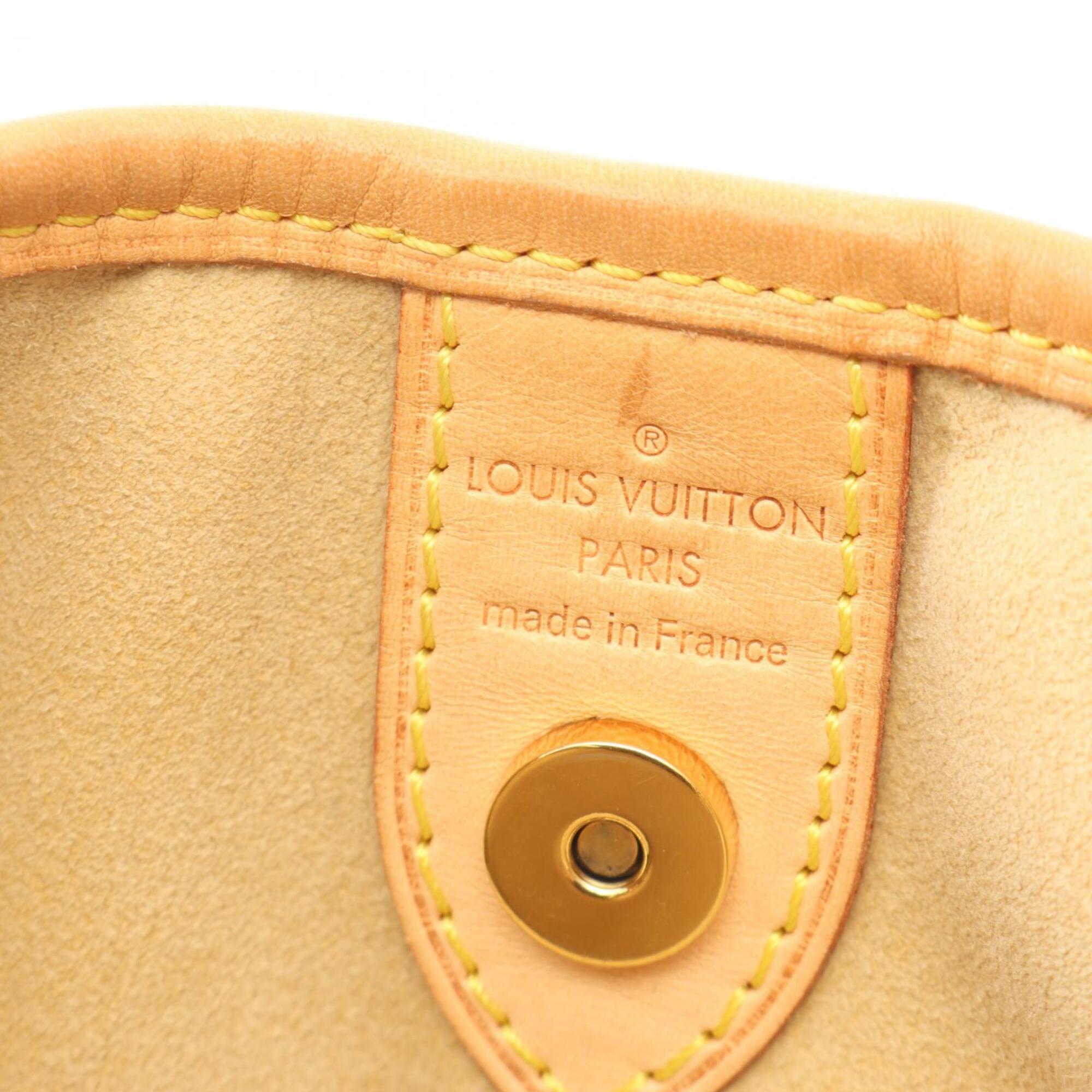 Louis Vuitton Brown Coated Canvas Monogram Pvc Leather Handbag Shoulder Bag (Pre-Owned)
