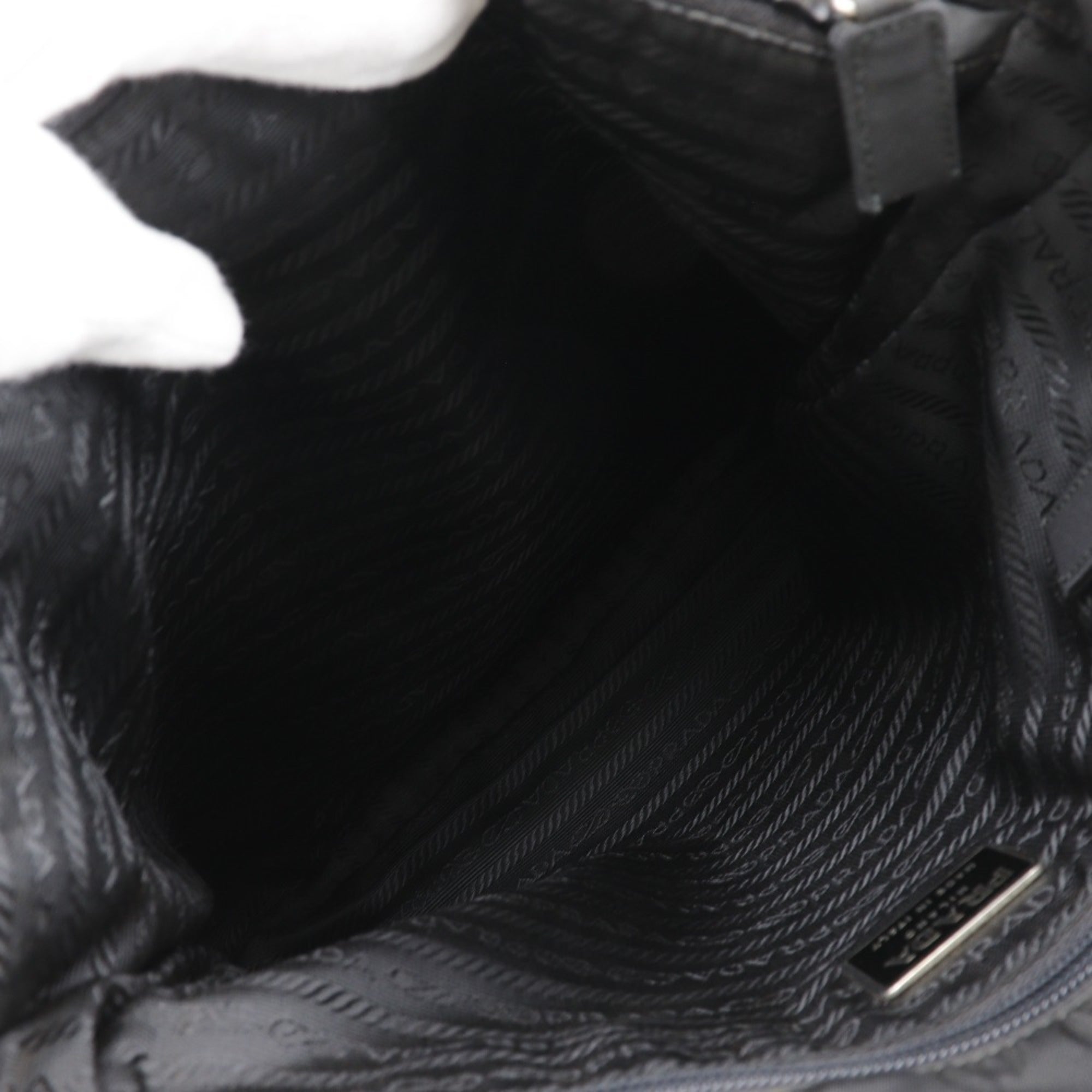 Prada Black Nylon Tote Bag (Pre-Owned)