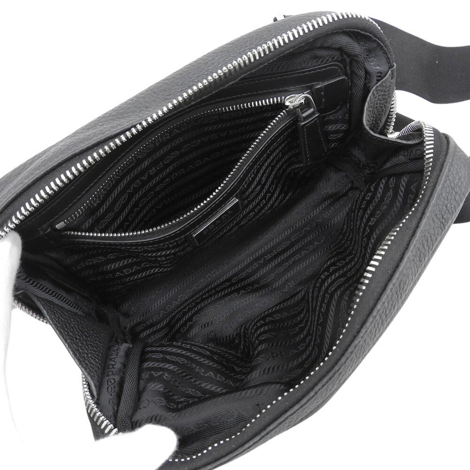 Prada Black Vitello Daino Sling Bag (Pre-Owned)