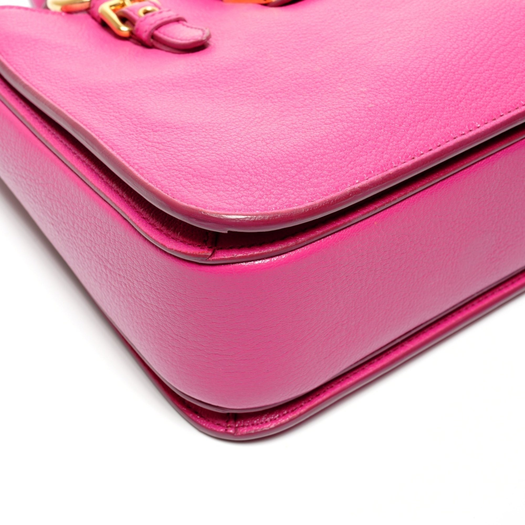 Miu Miu Pink Leather Shoulder Bag (Pre-Owned)