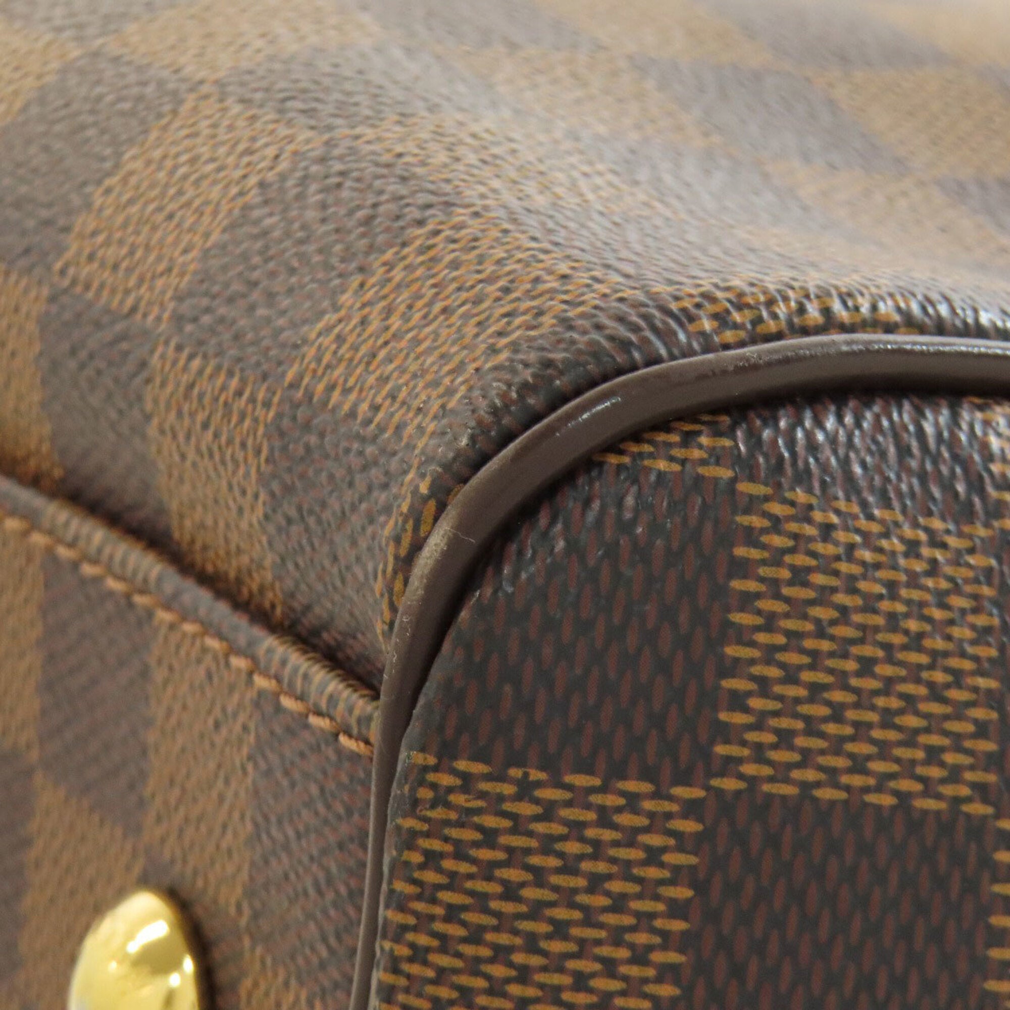Louis Vuitton Damier Canvas Ebene Damier Canvas Tote Bag (Pre-Owned)