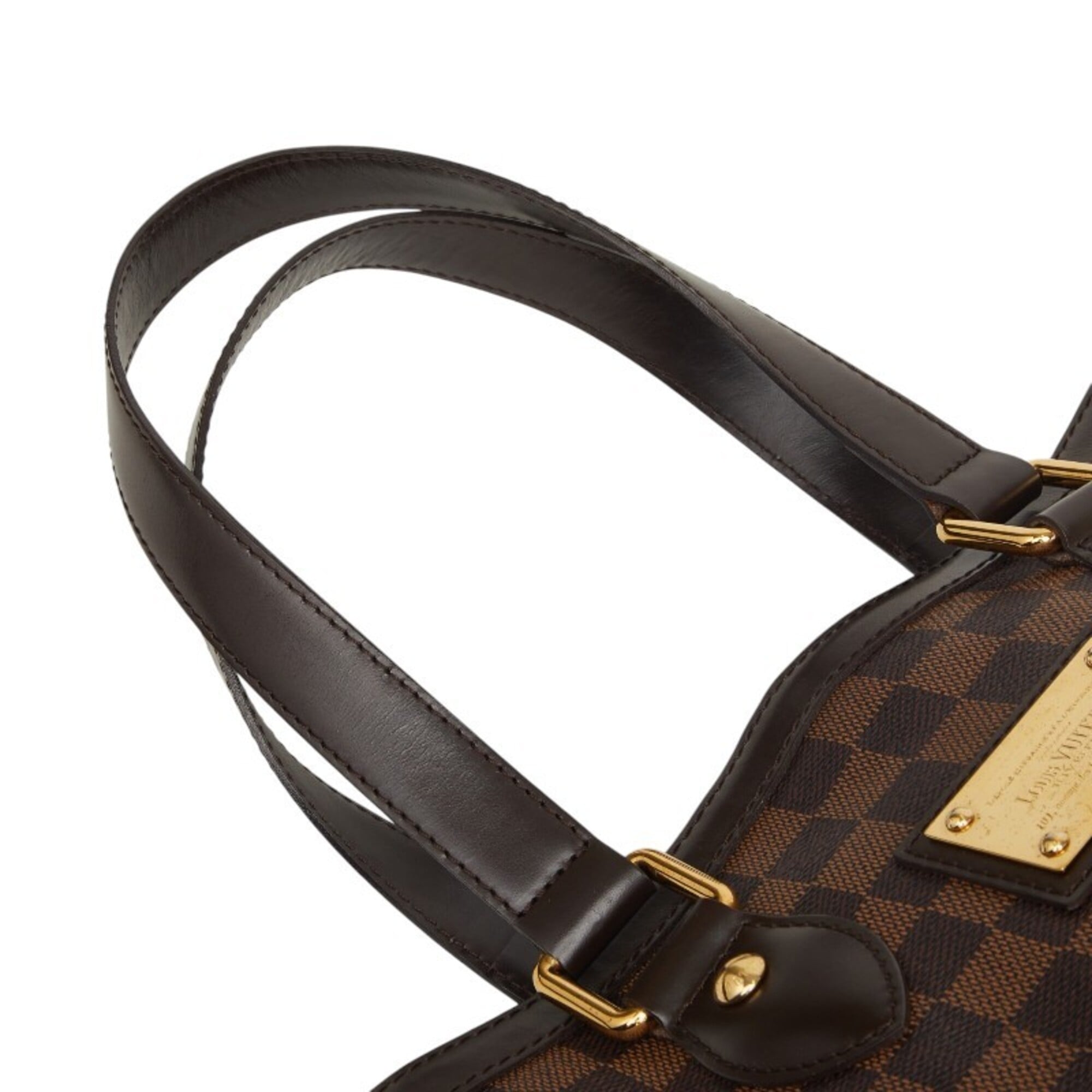 Louis Vuitton Brown Pvc Leather Handbag Tote Bag (Pre-Owned)