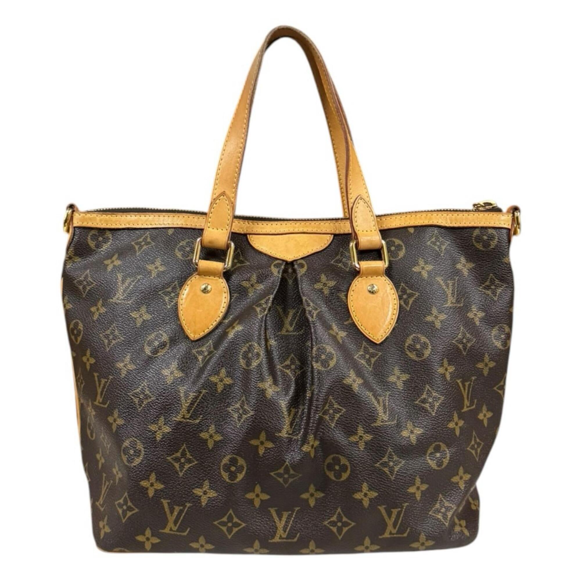 Louis Vuitton Brown Monogram Canvas Shoulder Bag (Pre-Owned)
