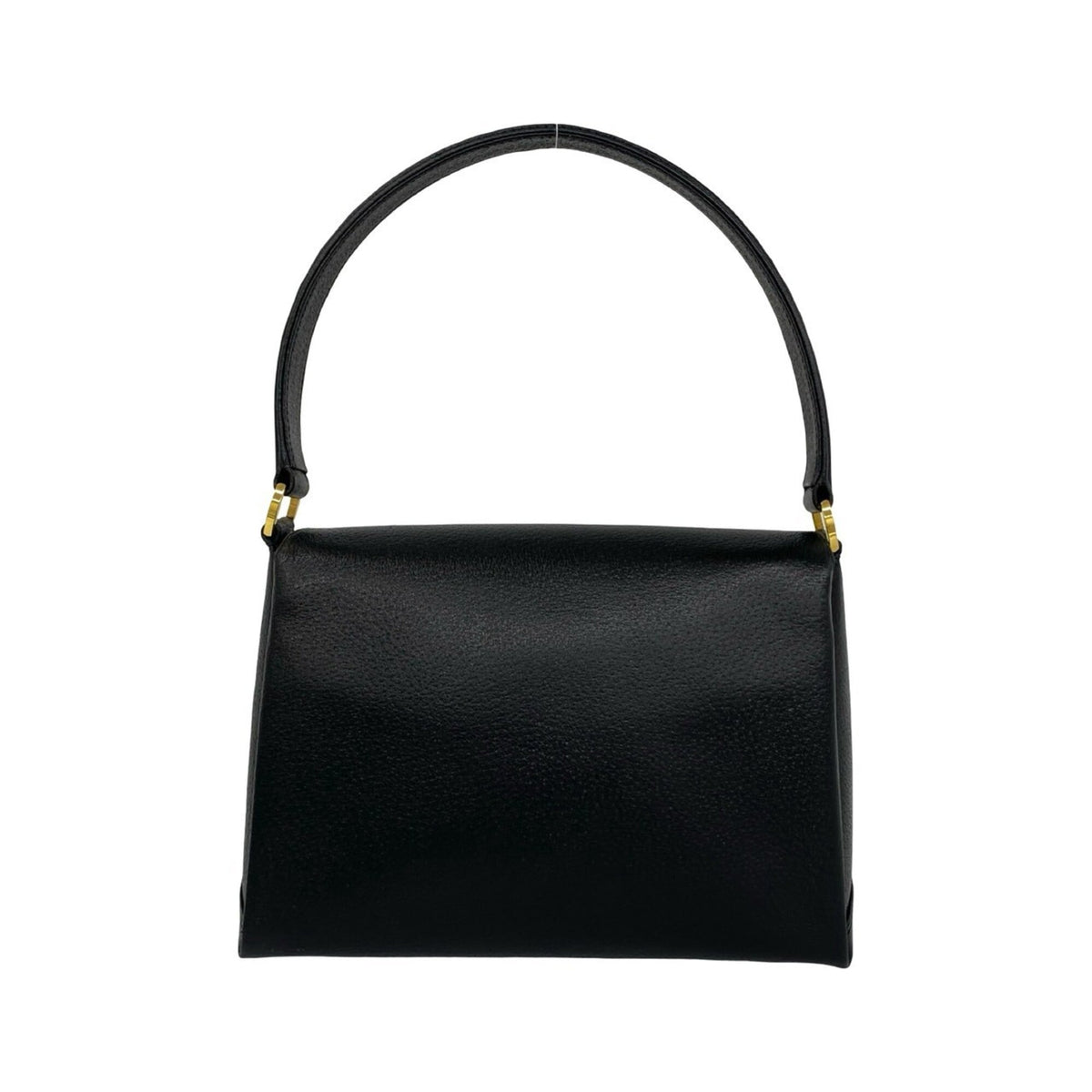 Gucci Black Leather Handbag Tote Bag (Pre-Owned)