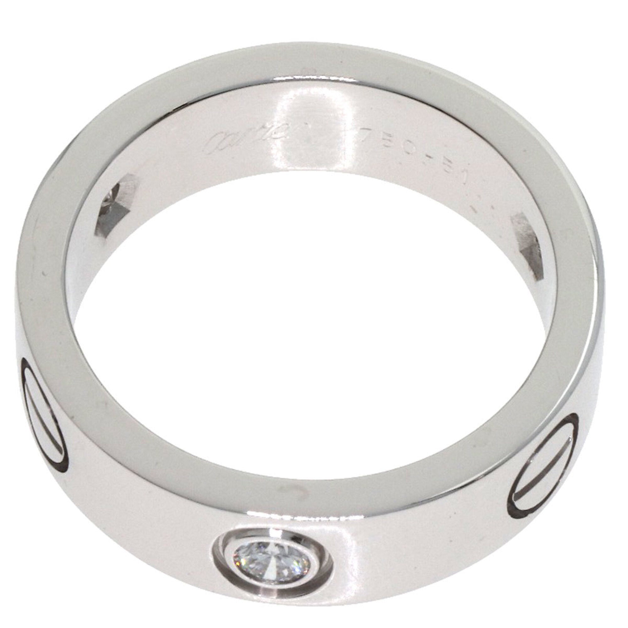 Cartier Love White Gold (18K) Band Ring (Pre-Owned)