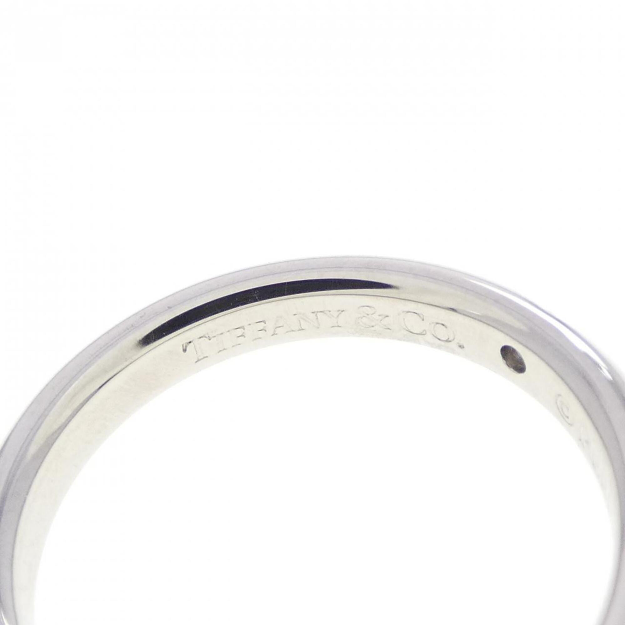 Tiffany Platinum Platinum 950 Band Ring (Pre-Owned)