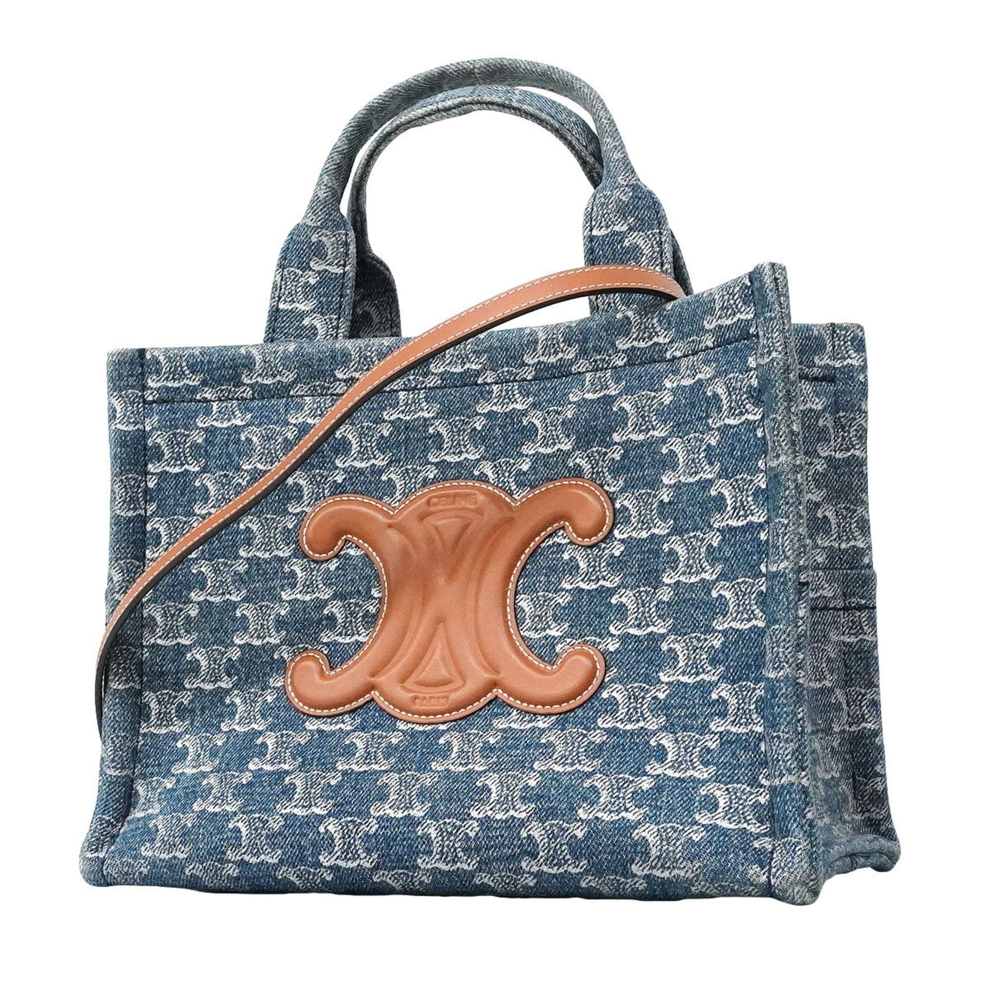 Celine Blue Denim Tote Bag (Pre-Owned)