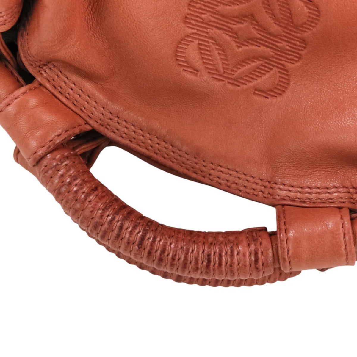 Loewe Nappa Aire Pink Leather Handbag Shoulder Bag (Pre-Owned)