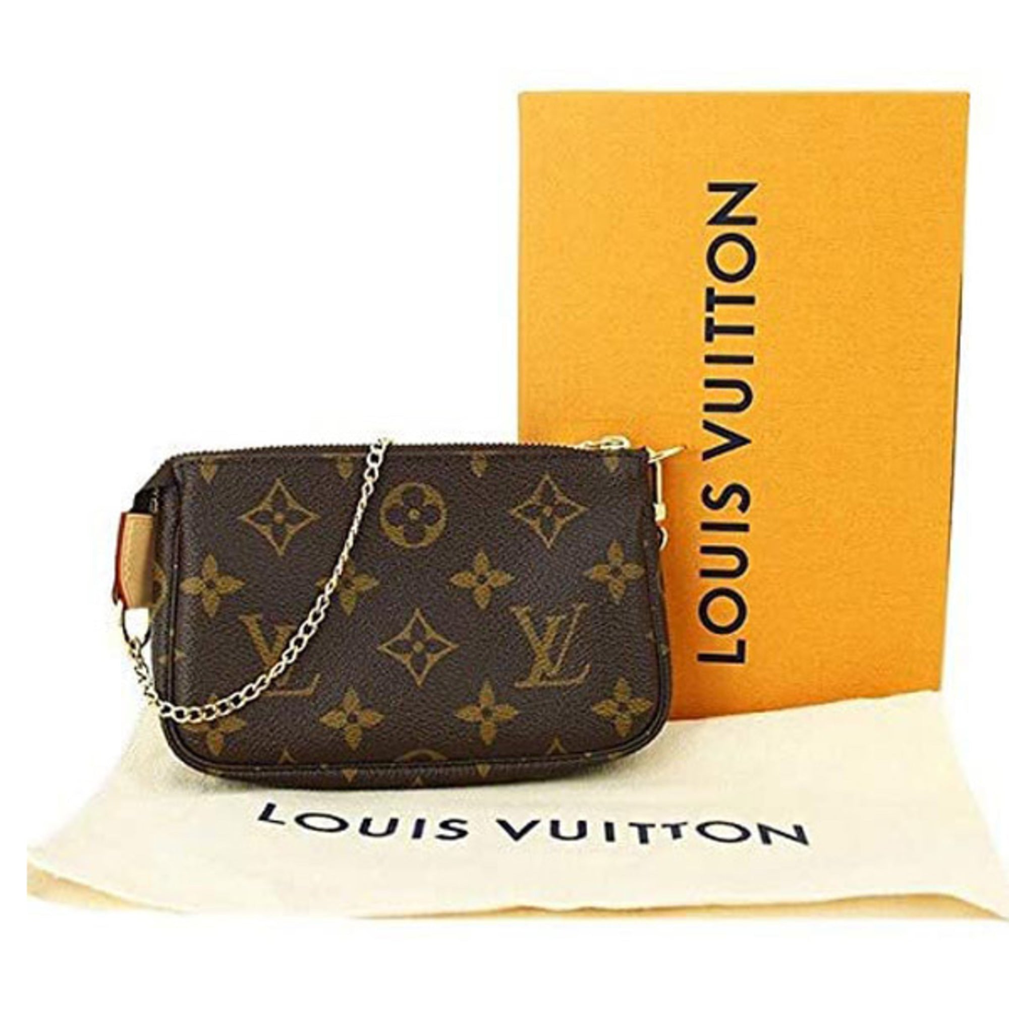 Louis Vuitton Monogram Brown Monogram Pochette Pouch (Pre-Owned)