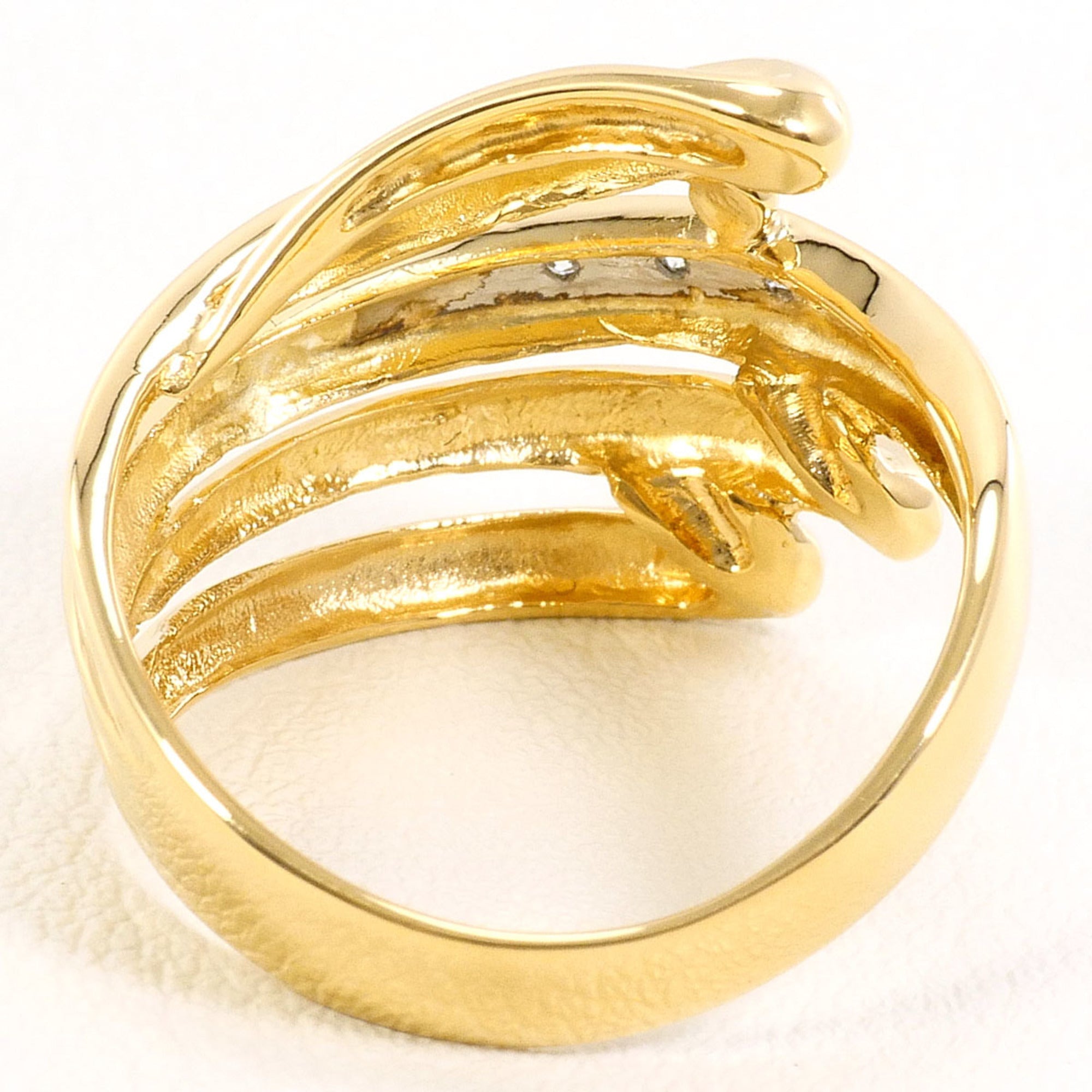 Unbranded Platinum Yellow Gold Yellow Gold (18K) Platinum 900 Band Ring (Pre-Owned)