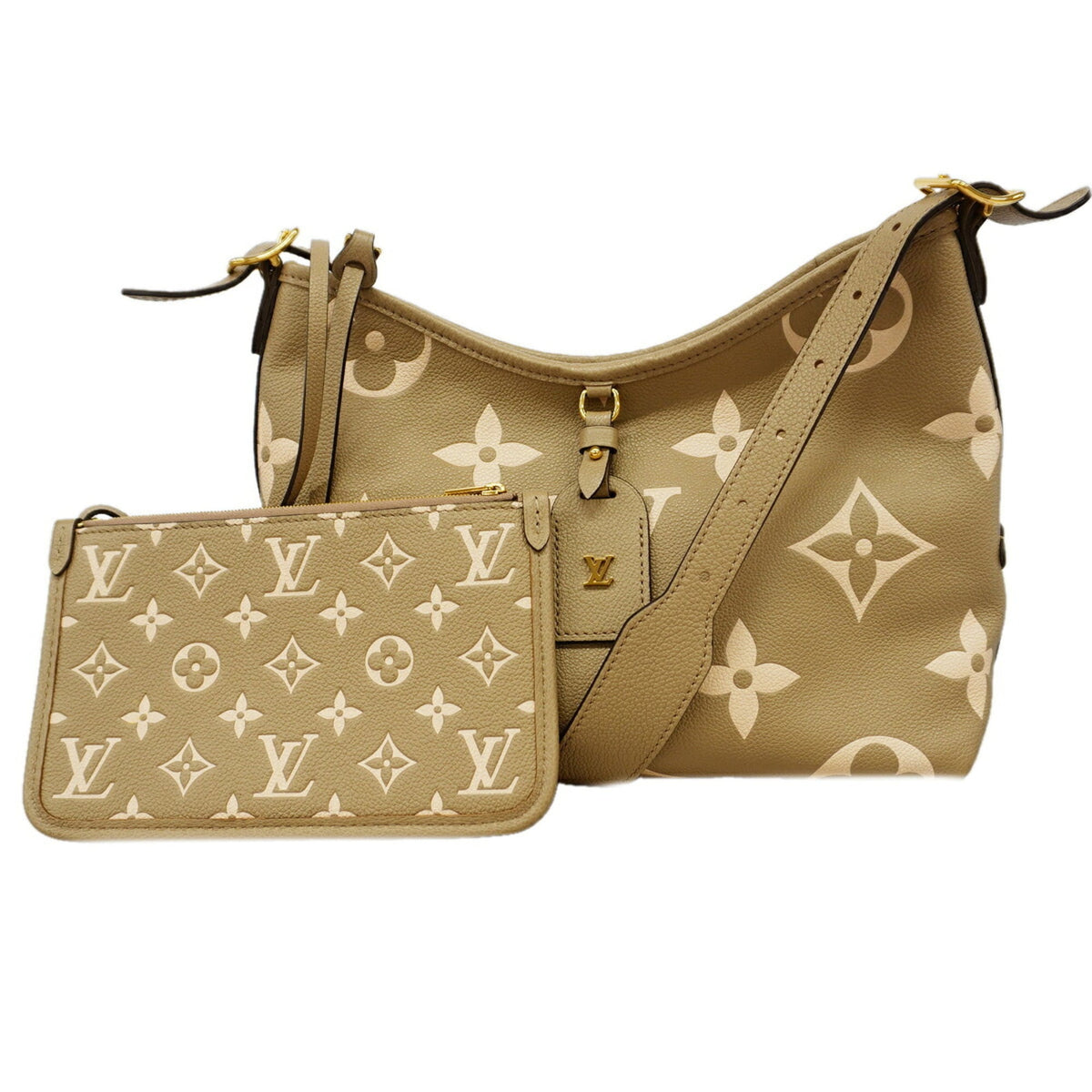 Louis Vuitton Cream Tourterelle Shoulder Bag (Pre-Owned)
