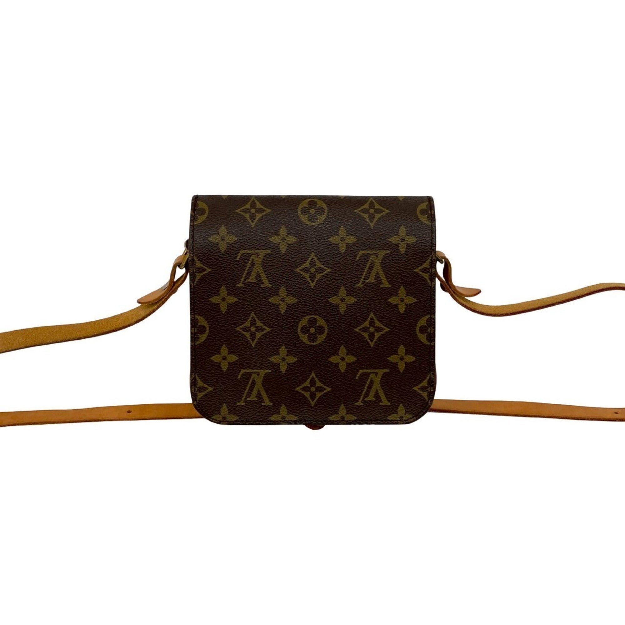 Louis Vuitton Brown Pvc Leather Pochette Shoulder Bag (Pre-Owned)
