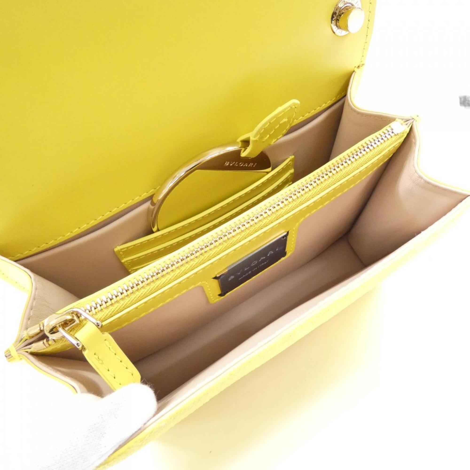 Bvlgari Yellow Shoulder Bag (Pre-Owned)
