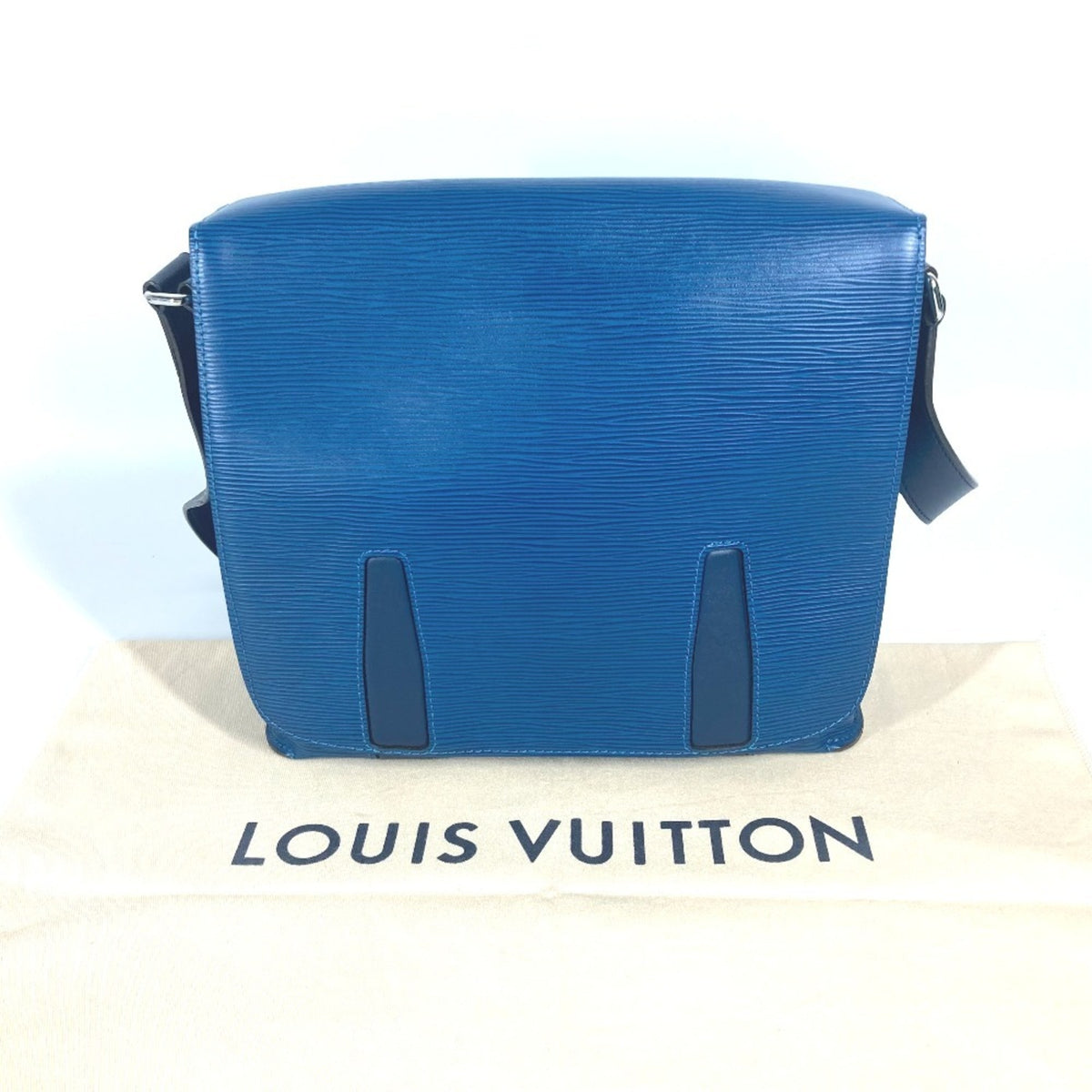 Louis Vuitton Blue Epi Leather Shoulder Bag (Pre-Owned)