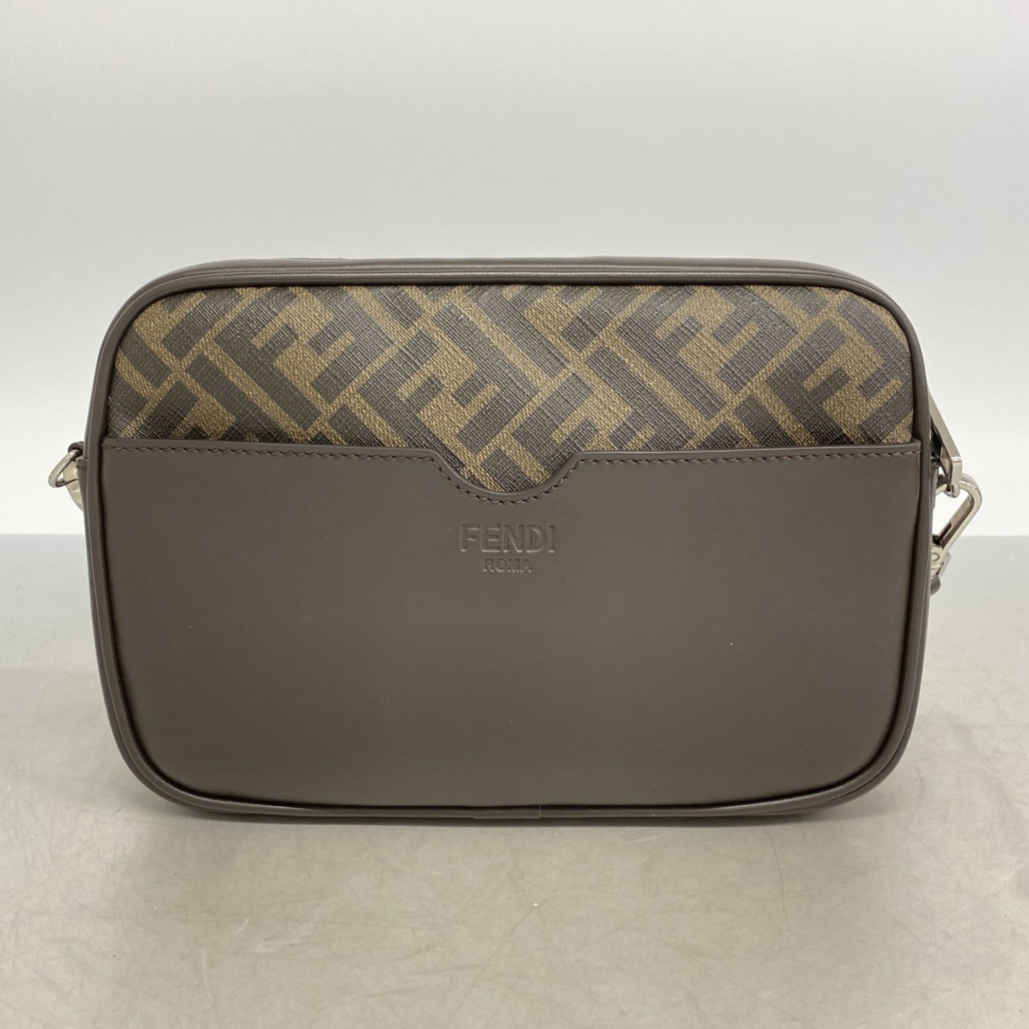 Fendi Brown Pvc Shoulder Bag (Pre-Owned)