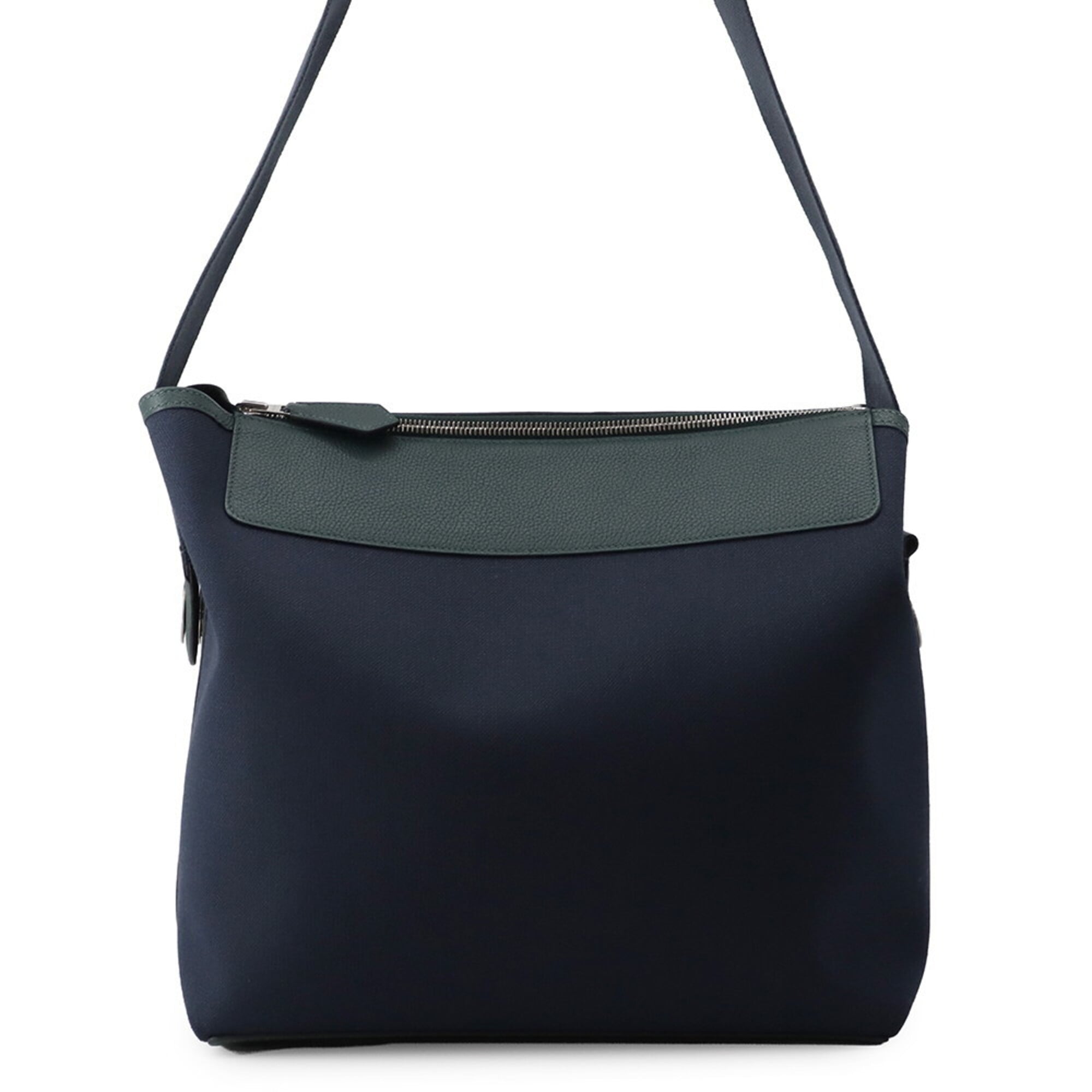 Hermes Kara Blue Marine Togo Leather Handbag Tote Bag (Pre-Owned)