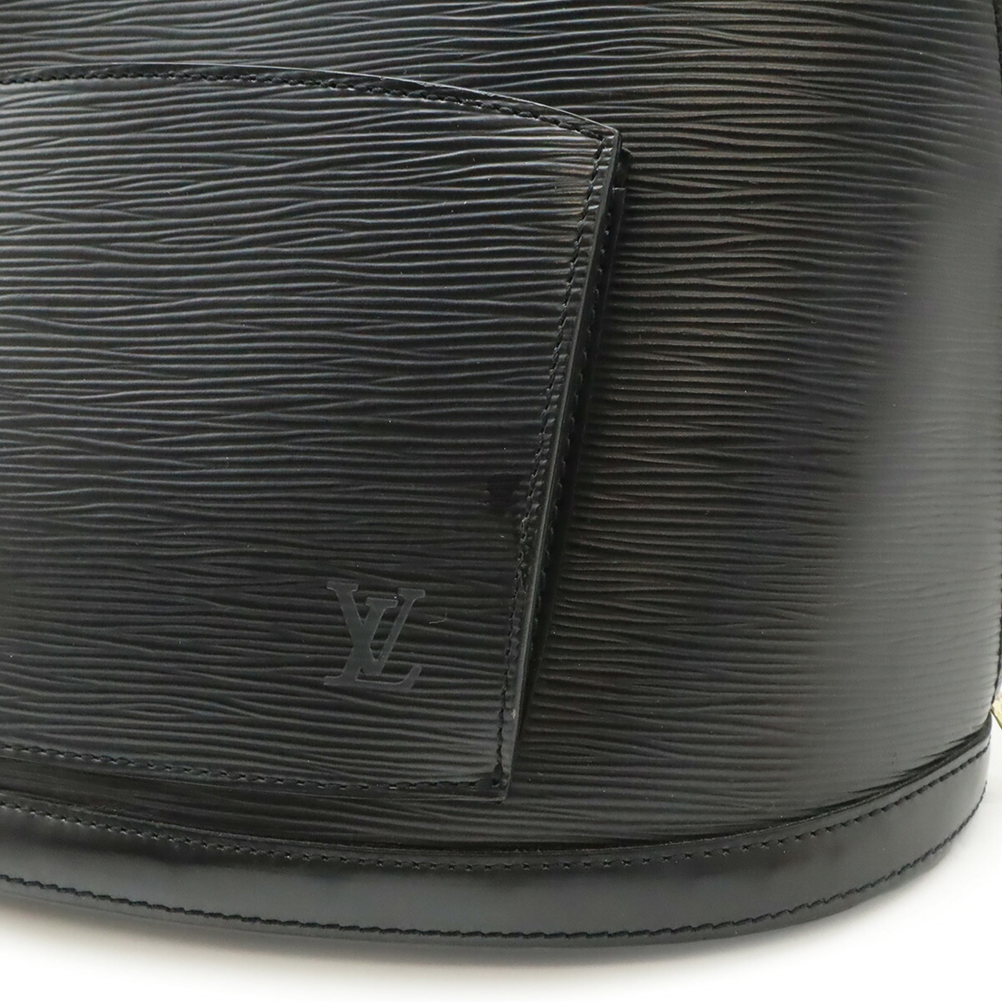 Louis Vuitton Noir Epi Leather Backpack Shoulder Bag (Pre-Owned)