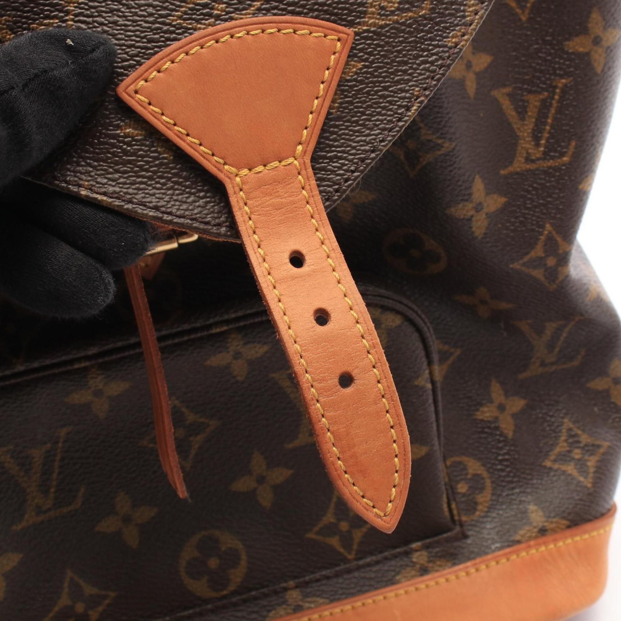 Louis Vuitton Brown Monogram Monogram Leather Backpack (Pre-Owned)