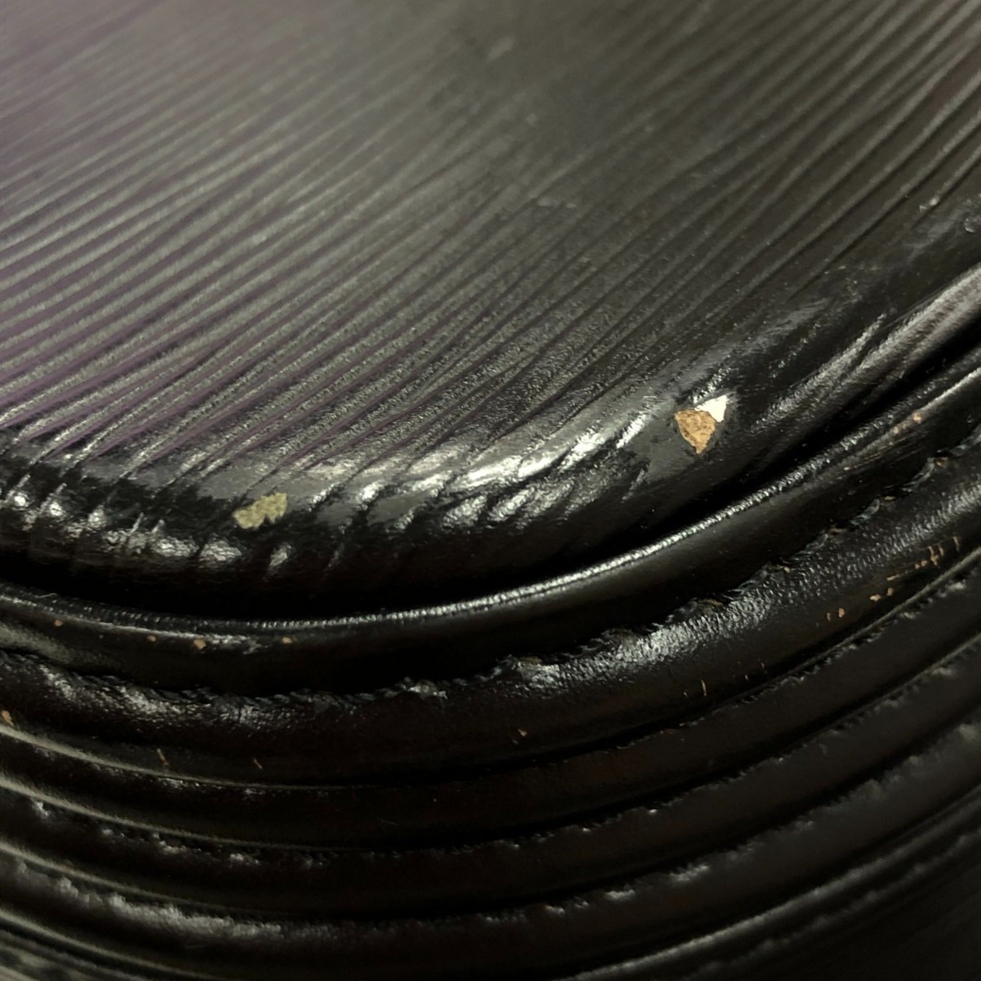 Louis Vuitton Black Epi Leather Shoulder Bag Vanity Bag (Pre-Owned)