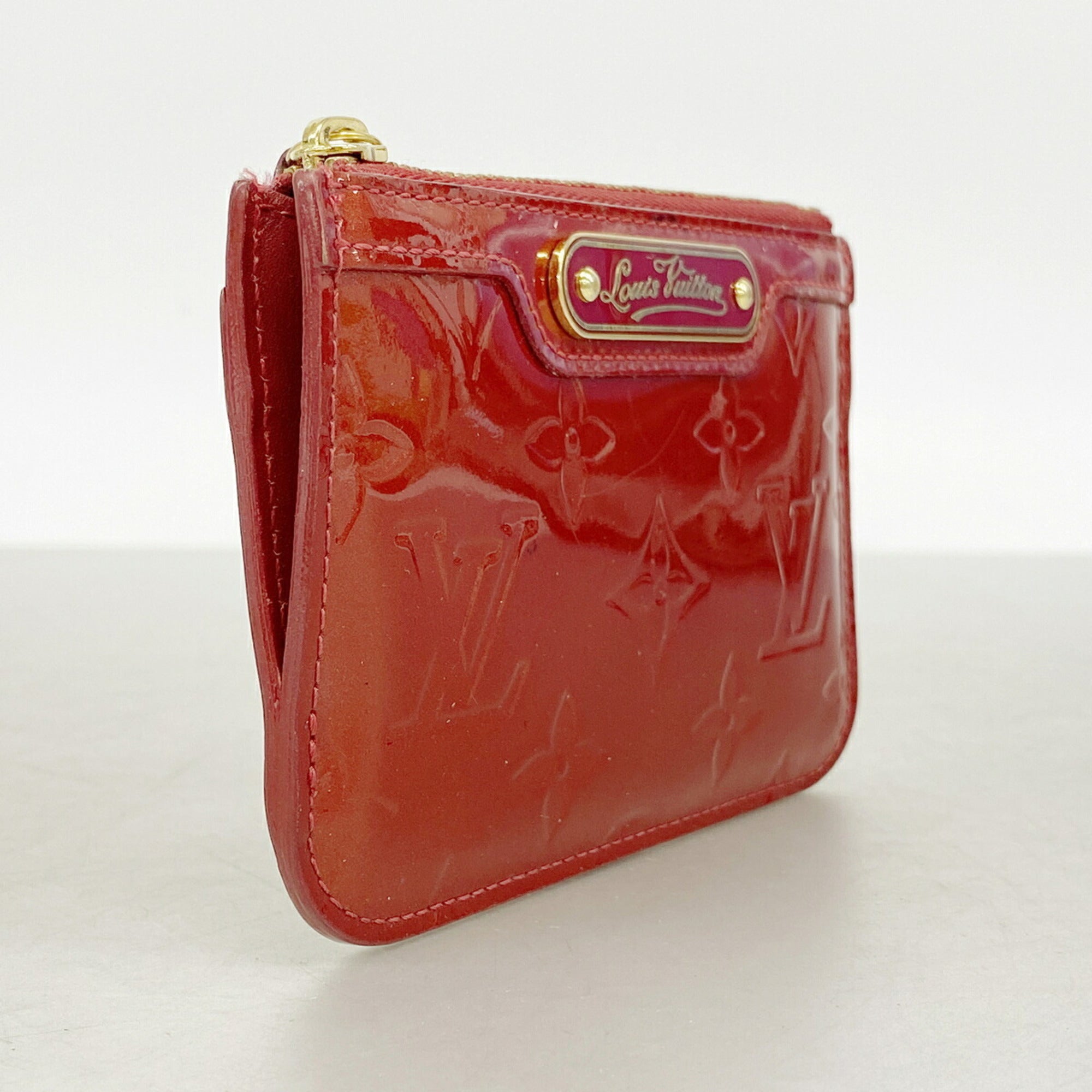 Louis Vuitton Rouge Grenadine Coin Purse/Coin Case (Pre-Owned)