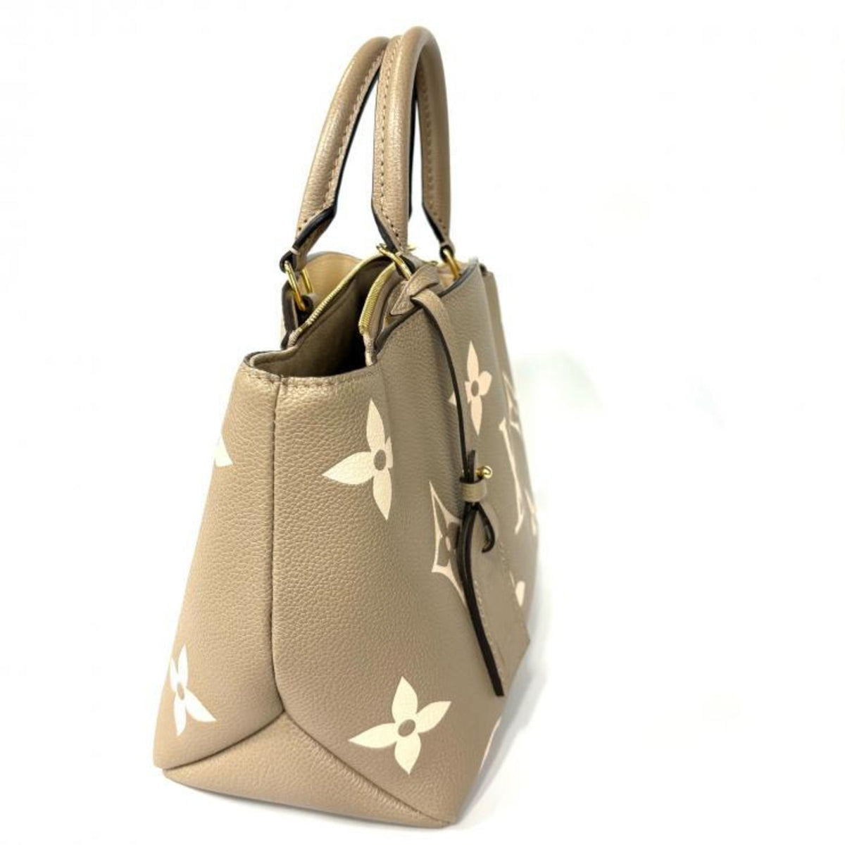 Louis Vuitton Beige Ivory Tourterelle Monogram Empreinte Handbag (Pre-Owned)
