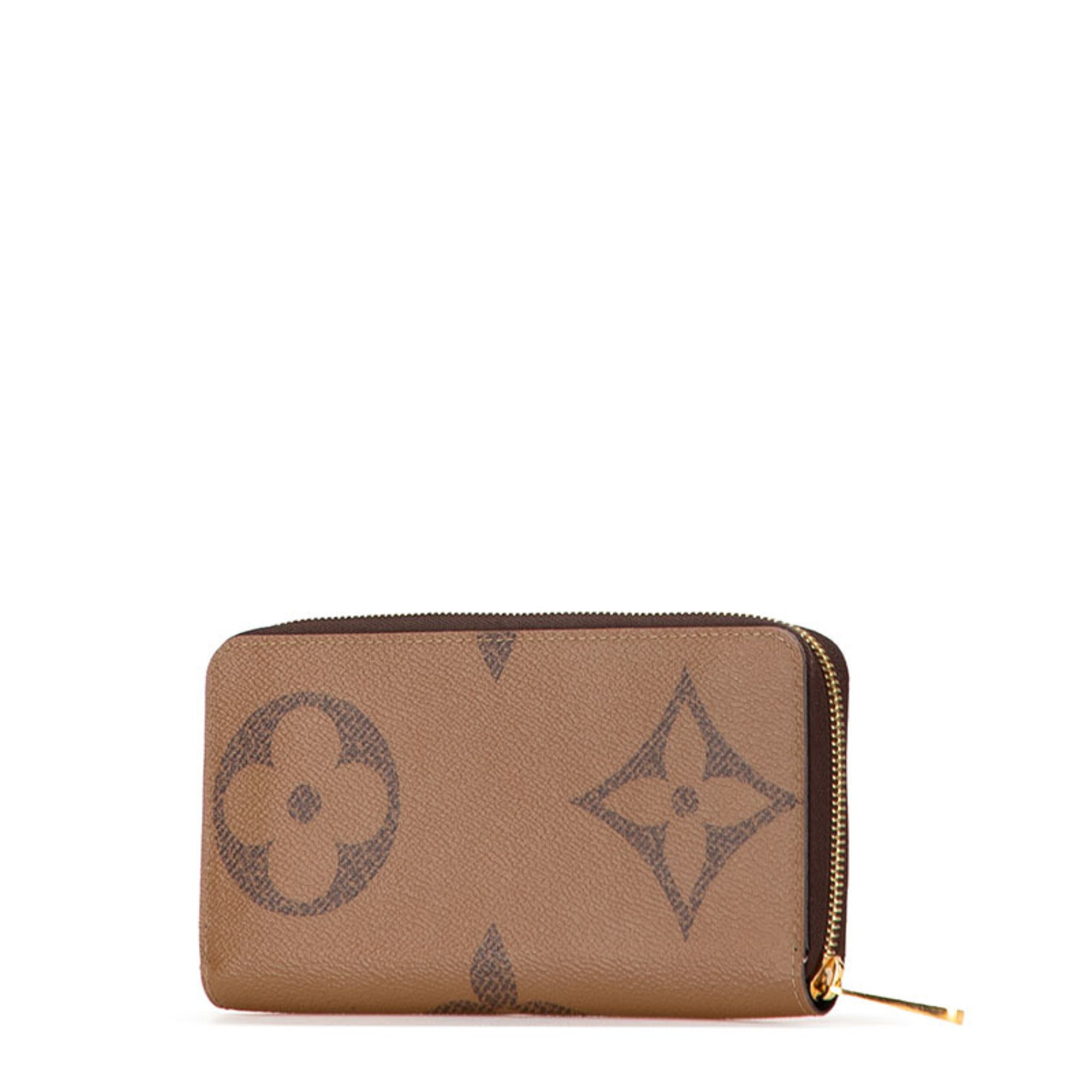 Louis Vuitton Monogram Brown Monogram Long Wallet (Bi-Fold) (Pre-Owned)